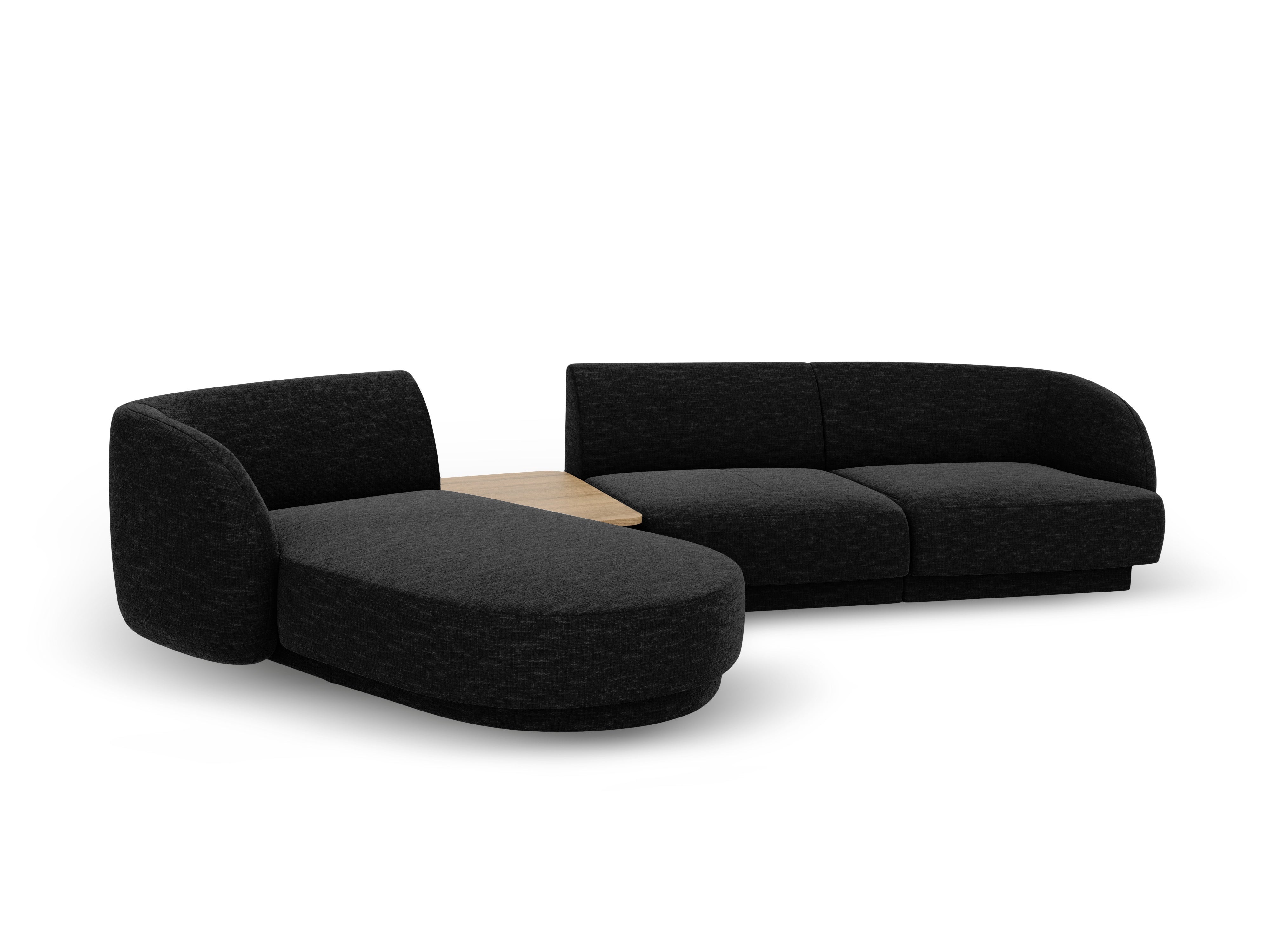 Kotna sedežna garnitura Miley 303x178 cm, Material: chenille
