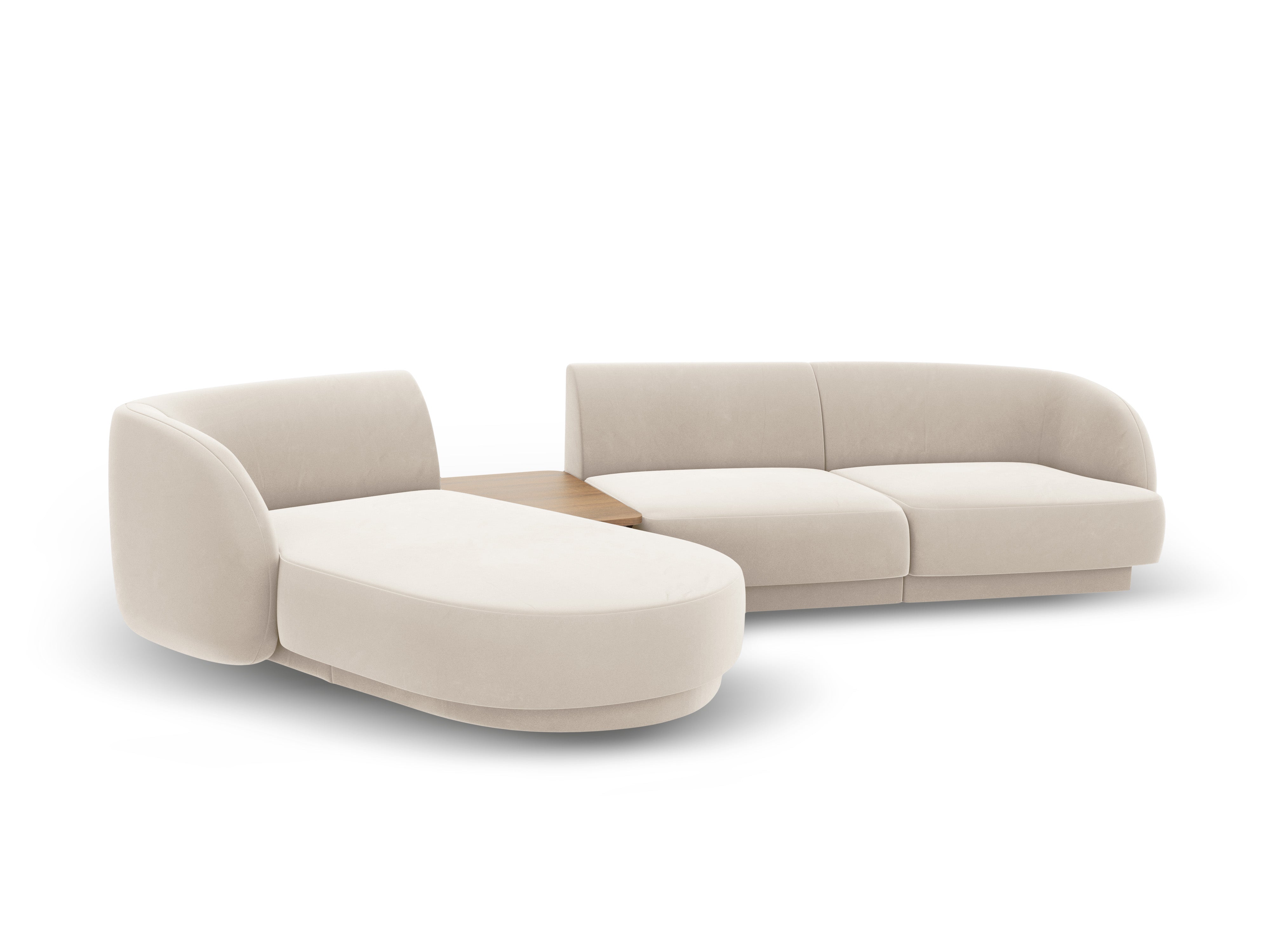 Kotna garnitura Miley 303x178cm, Material: žamet