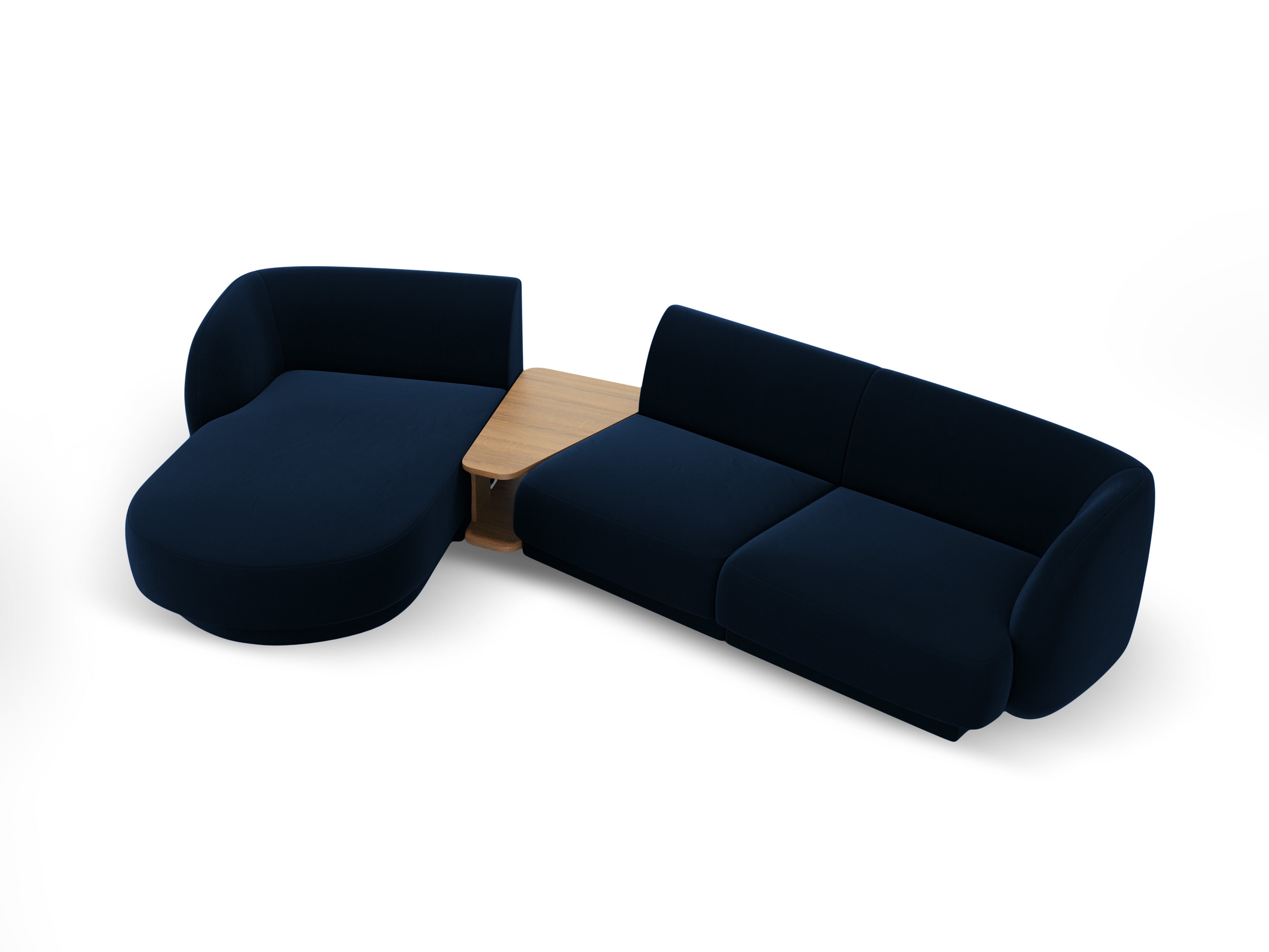 Kotna garnitura Miley 303x178cm, Material: žamet
