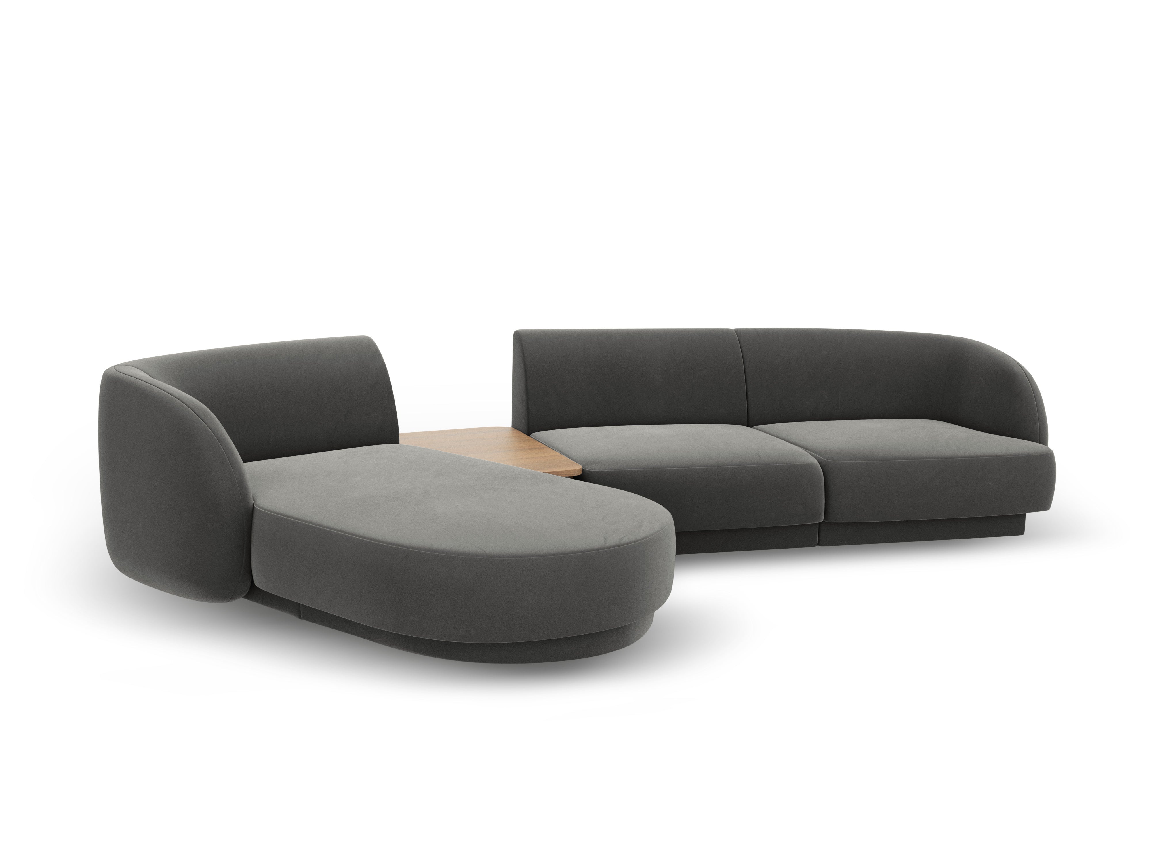 Kotna garnitura Miley 303x178cm, Material: žamet