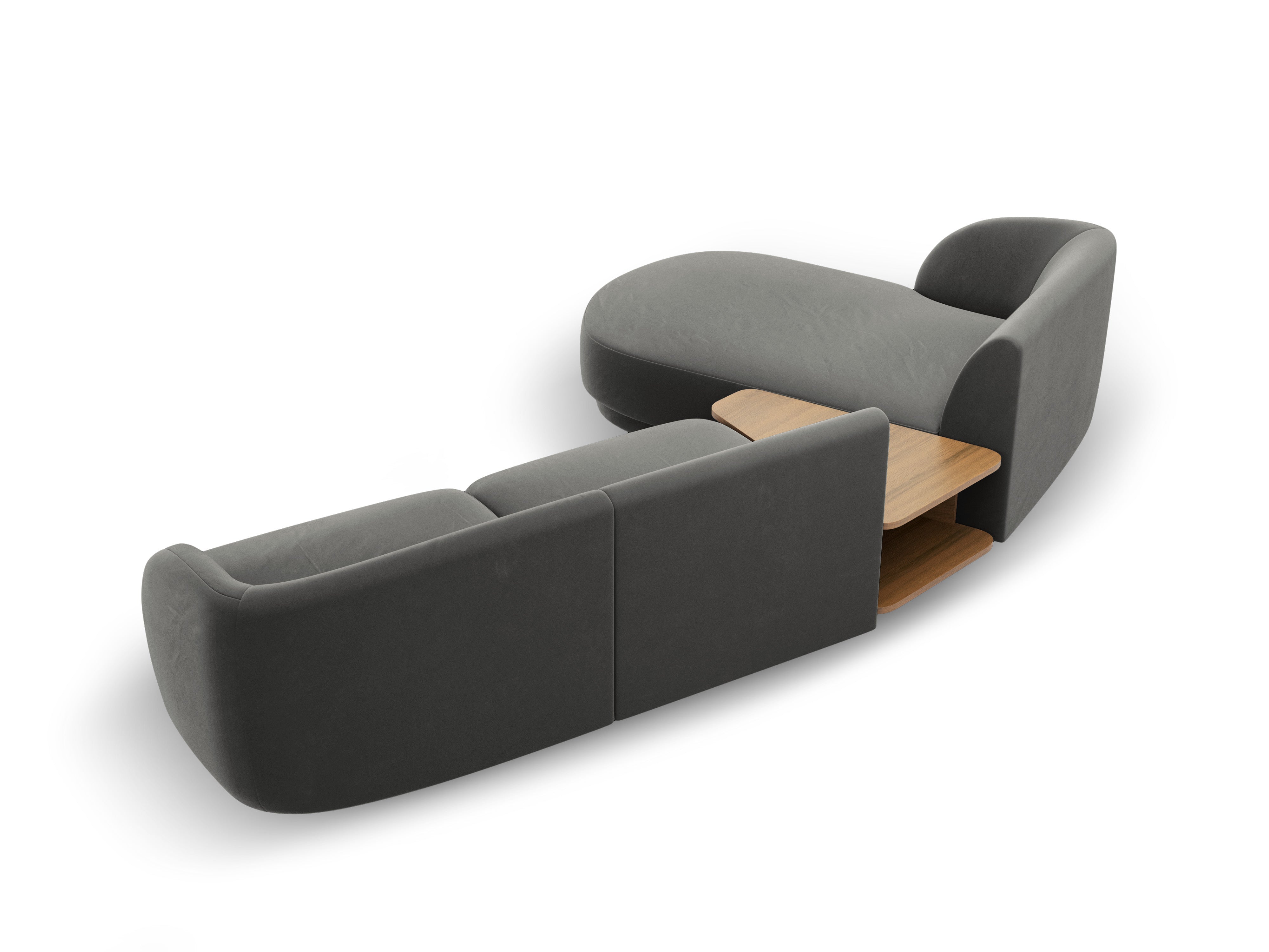 Kotna garnitura Miley 303x178cm, Material: žamet