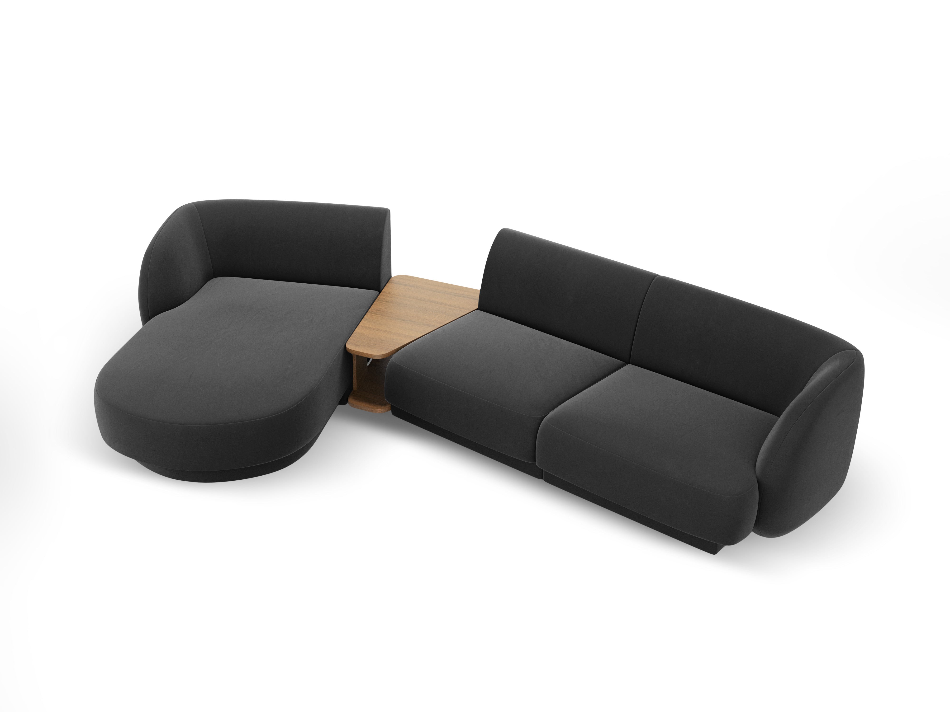 Kotna garnitura Miley 303x178cm, Material: žamet