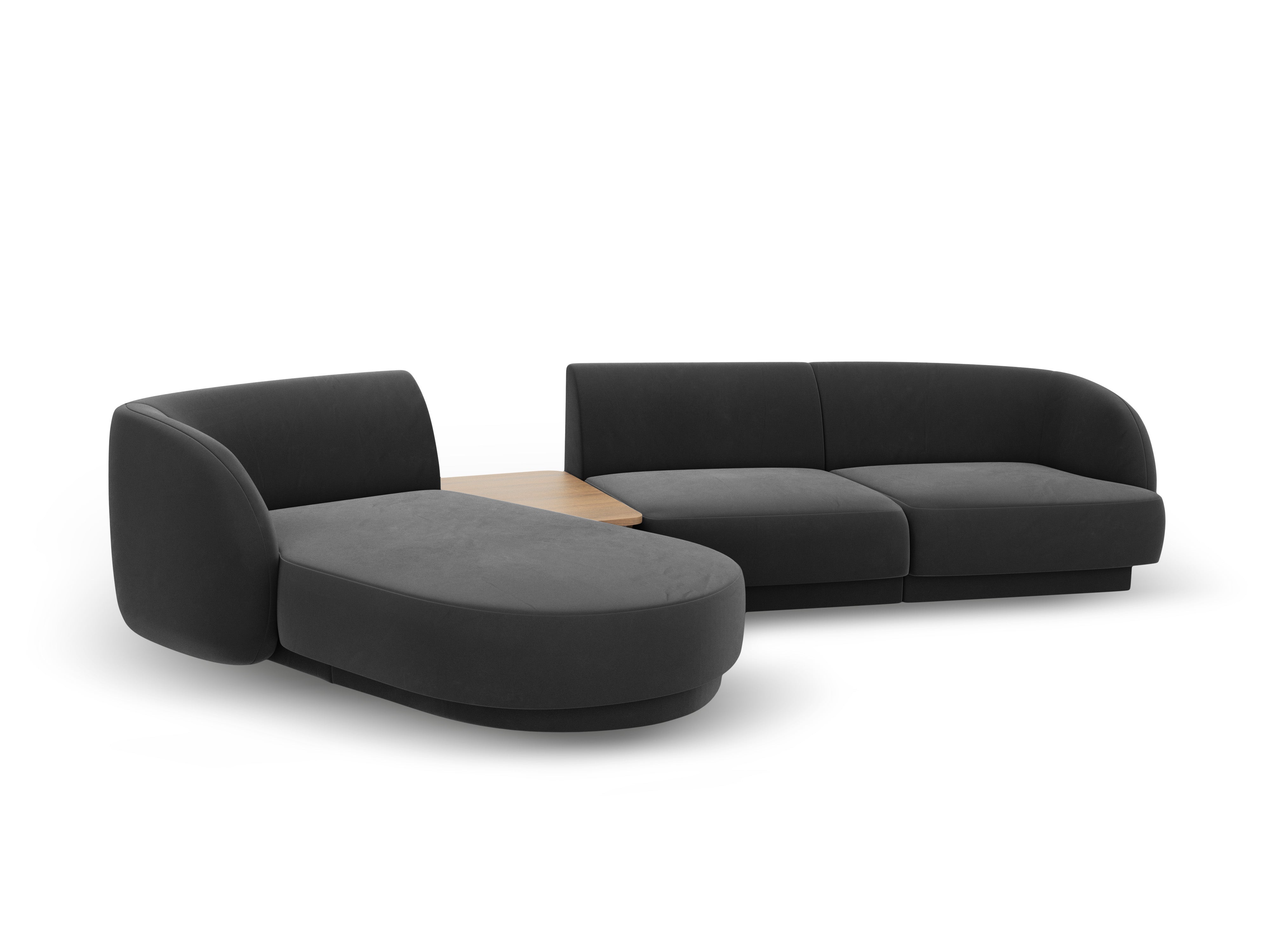 Kotna garnitura Miley 303x178cm, Material: žamet