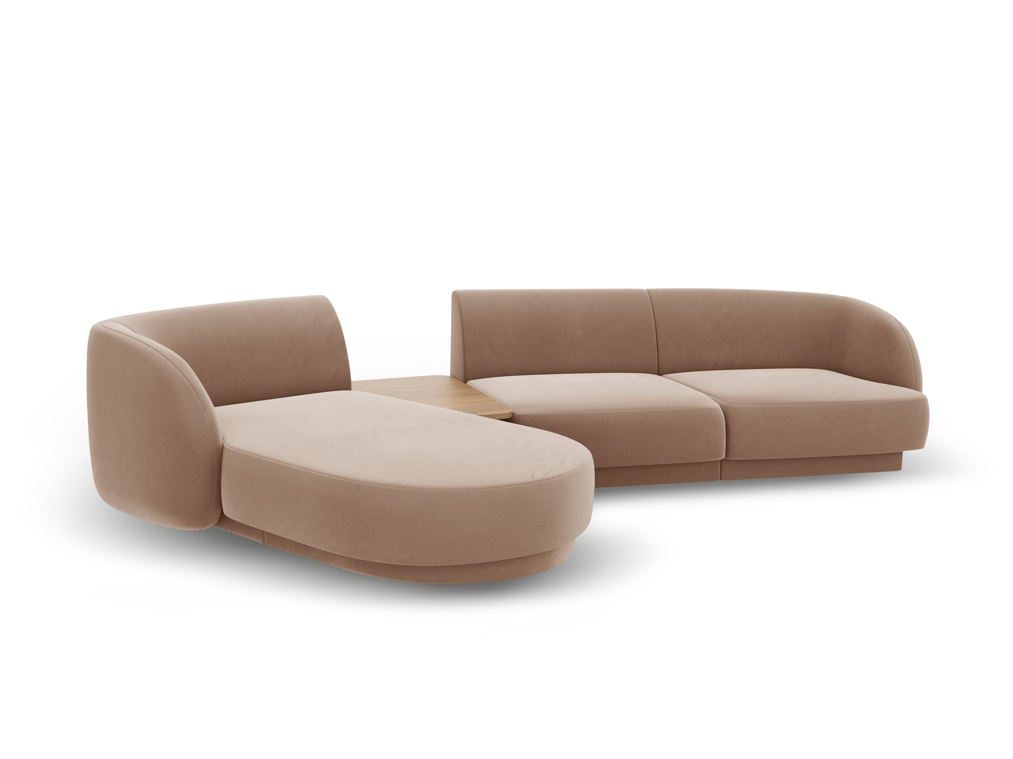 Kotna garnitura Miley 303x178cm, Material: žamet