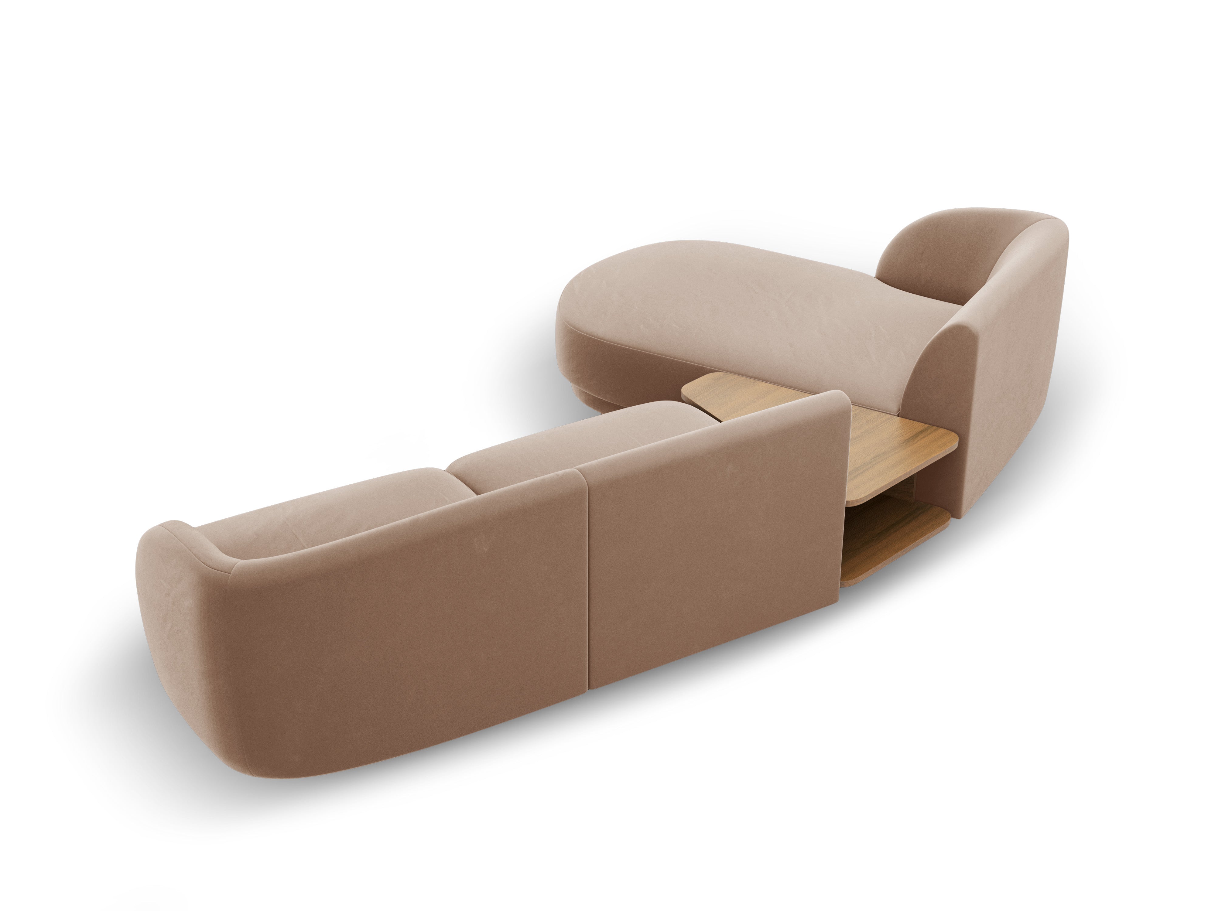 Kotna garnitura Miley 303x178cm, Material: žamet