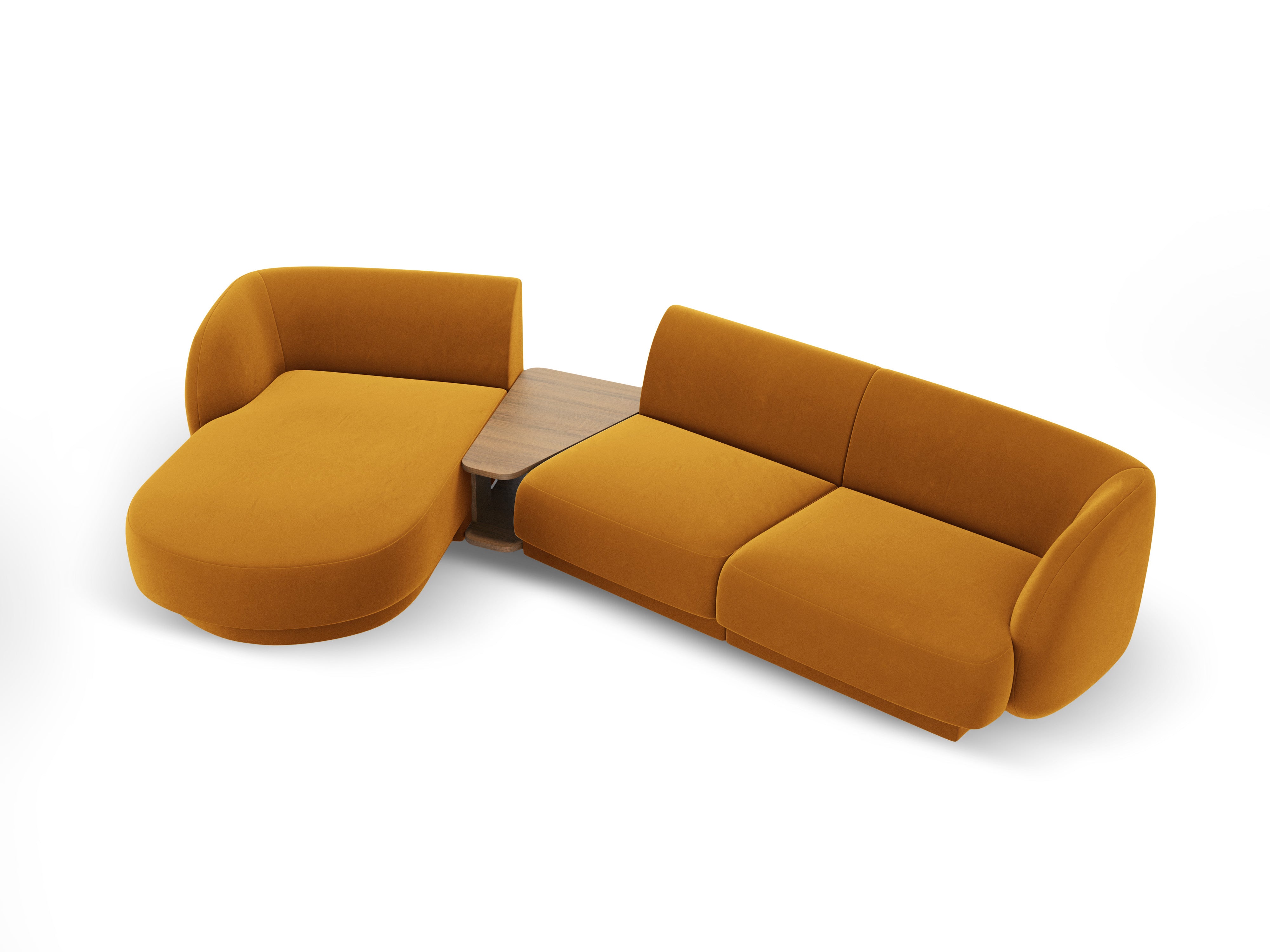 Kotna garnitura Miley 303x178cm, Material: žamet