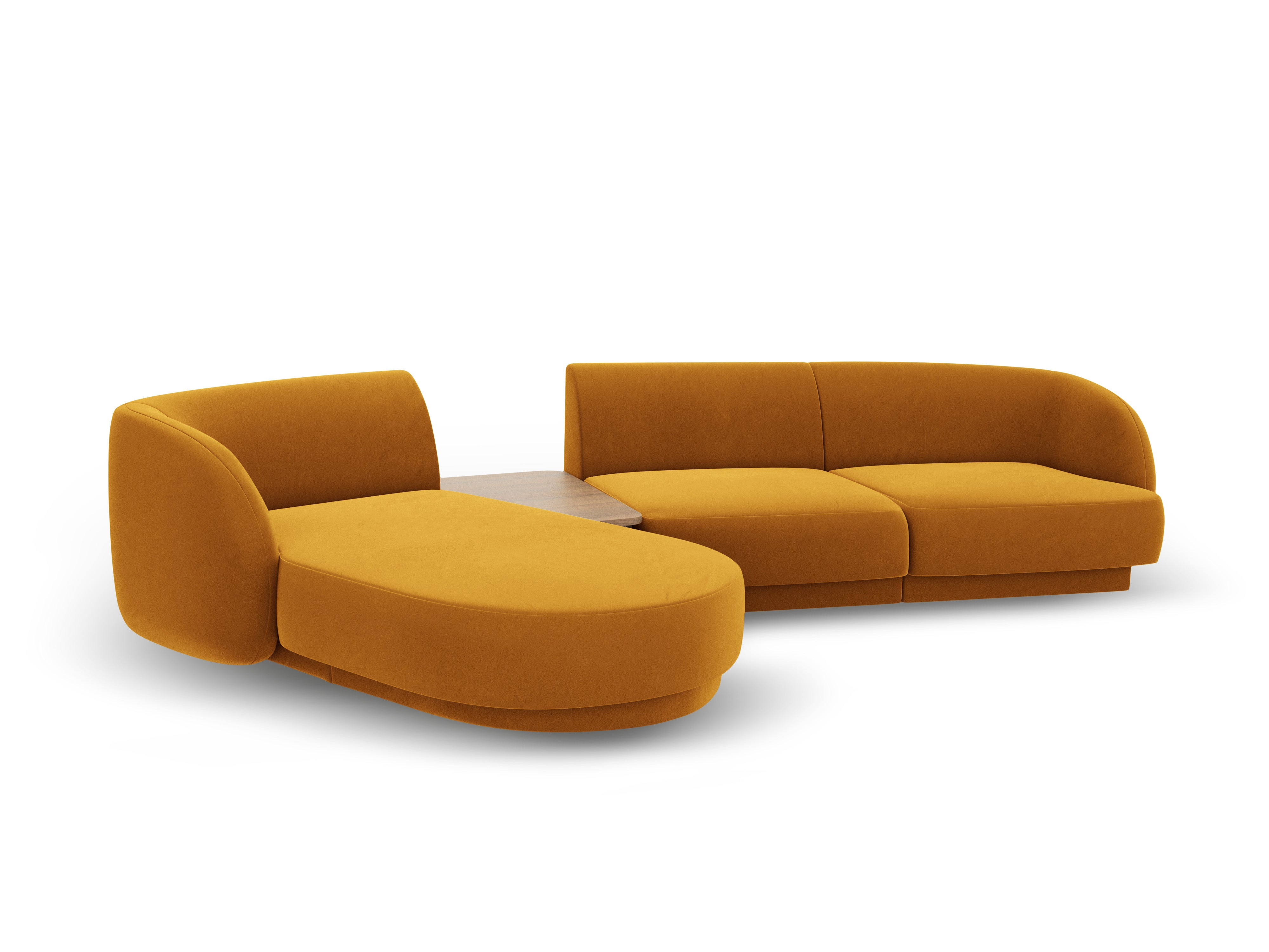 Kotna garnitura Miley 303x178cm, Material: žamet
