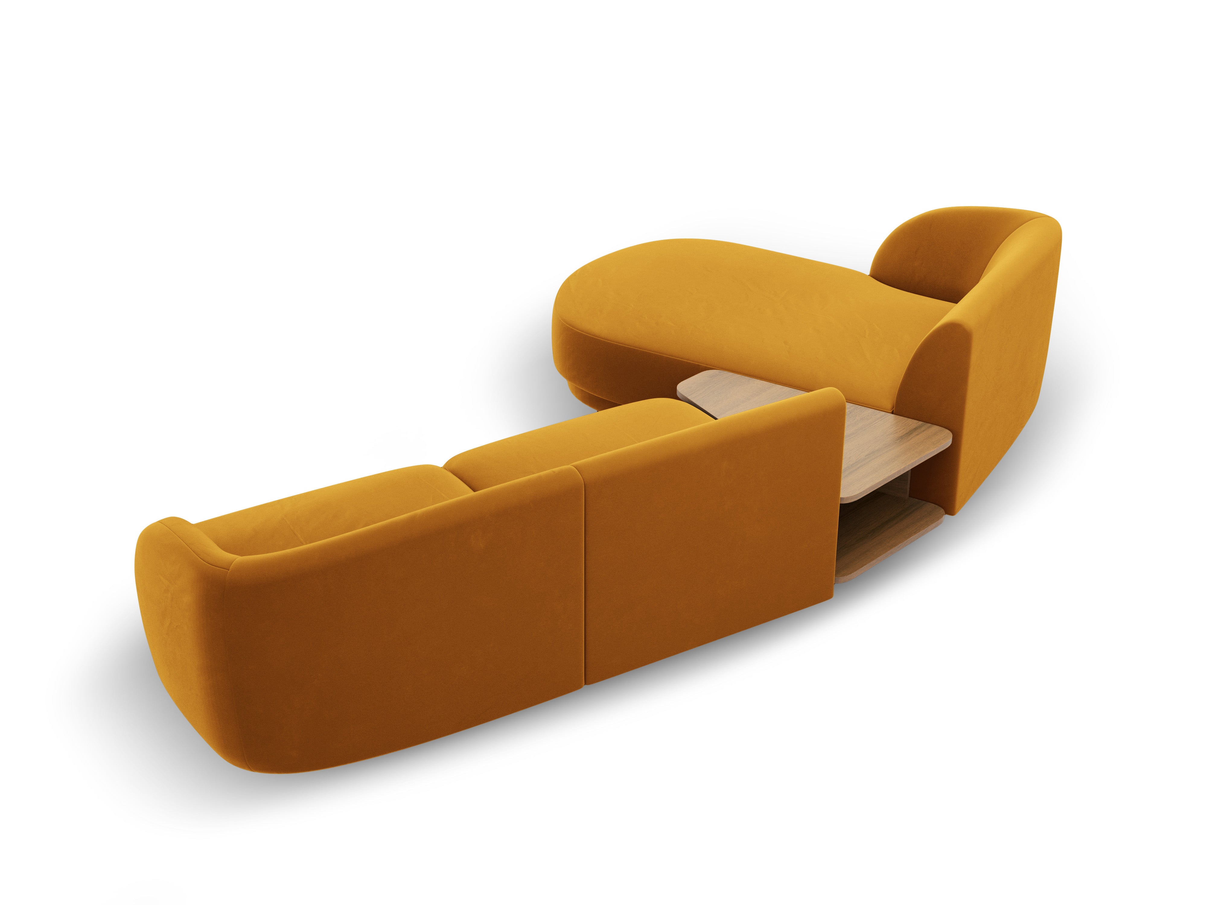 Kotna garnitura Miley 303x178cm, Material: žamet