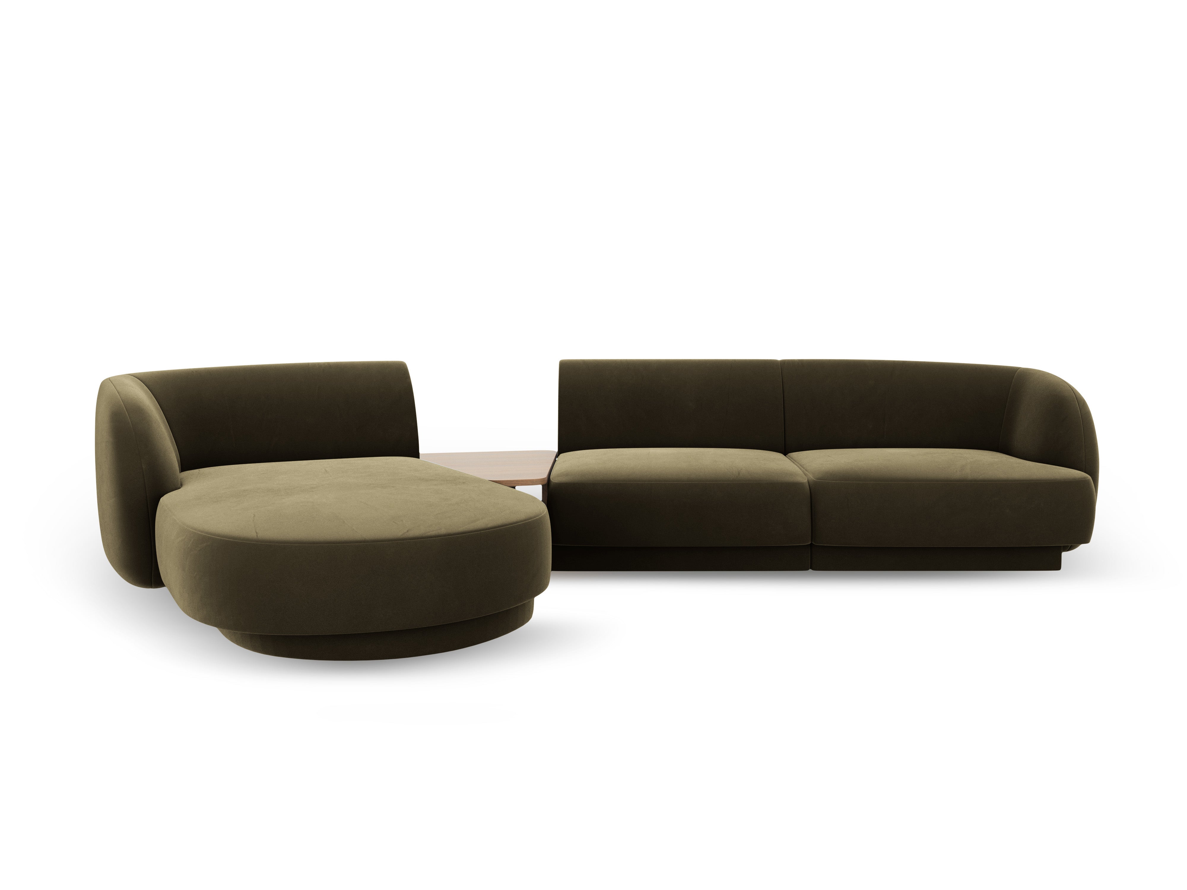 Kotna garnitura Miley 303x178cm, Material: žamet