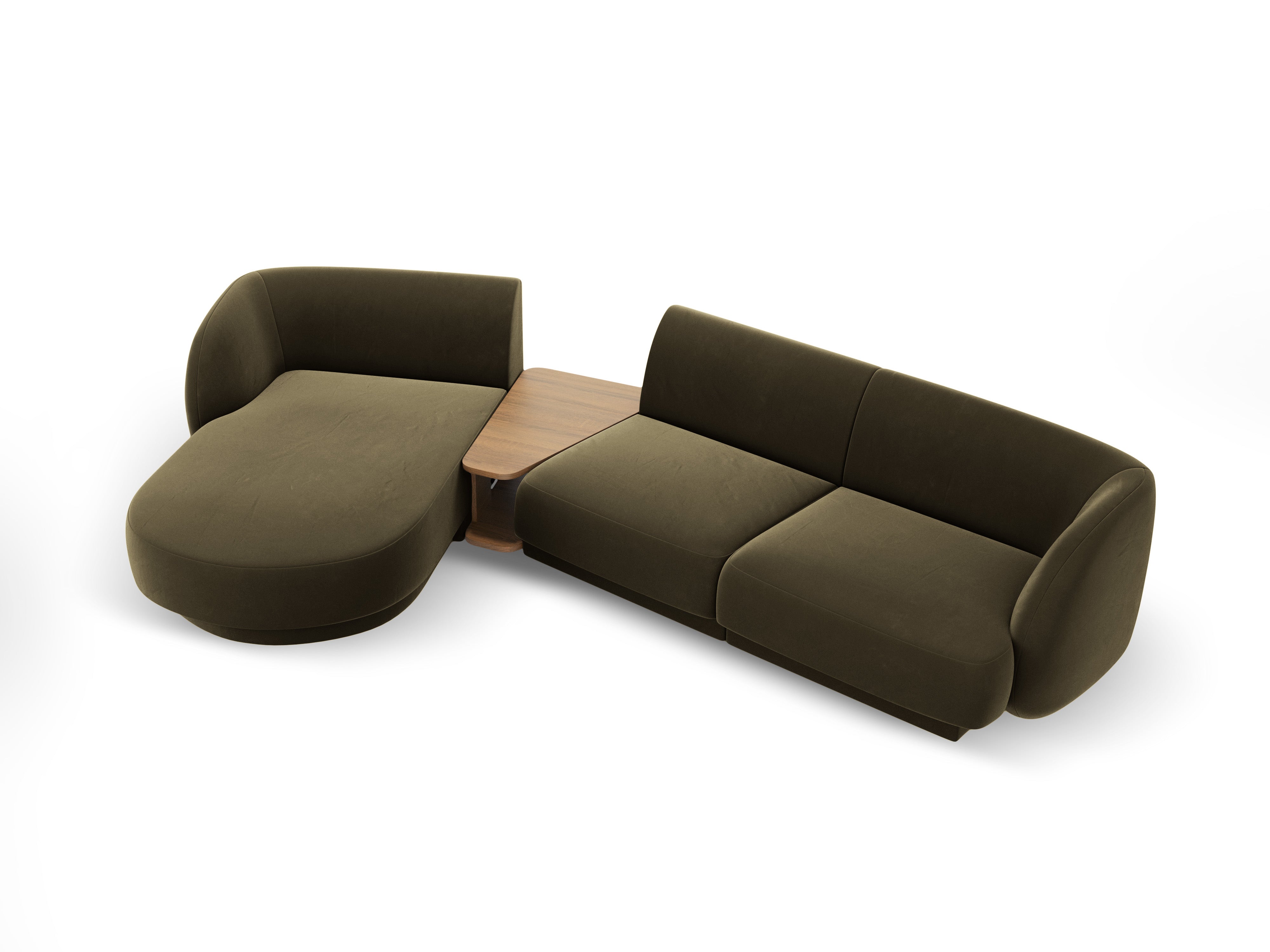 Kotna garnitura Miley 303x178cm, Material: žamet