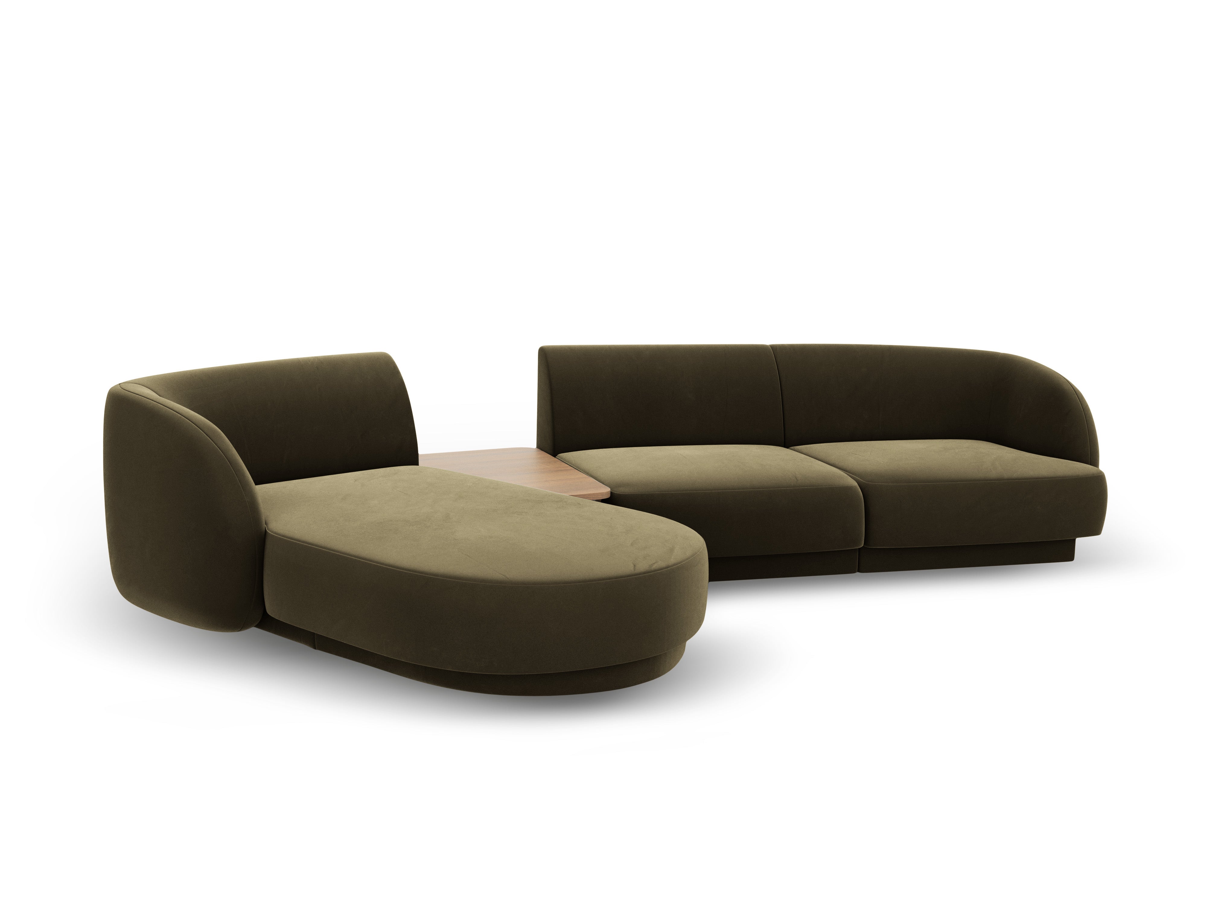 Kotna garnitura Miley 303x178cm, Material: žamet