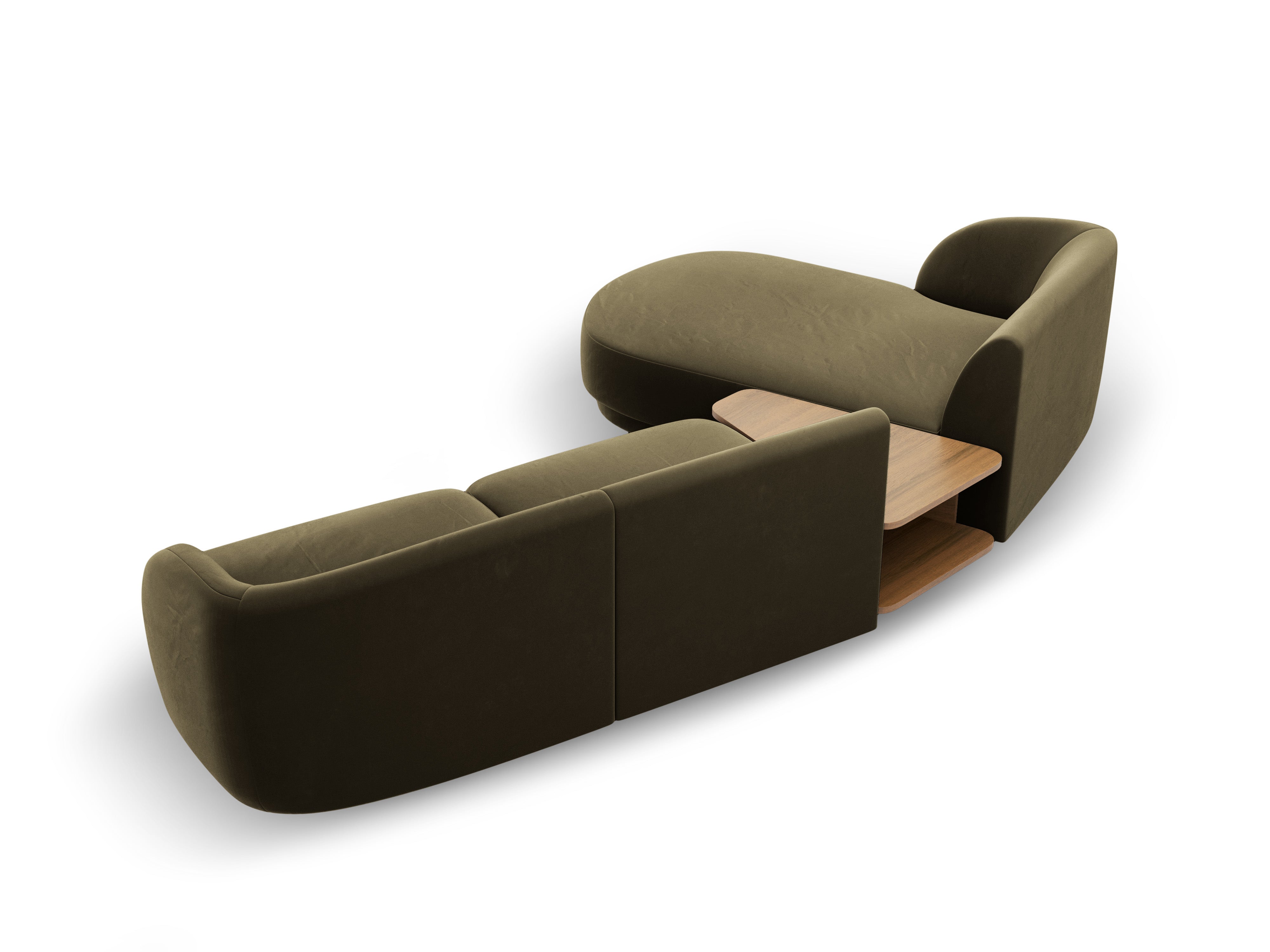 Kotna garnitura Miley 303x178cm, Material: žamet
