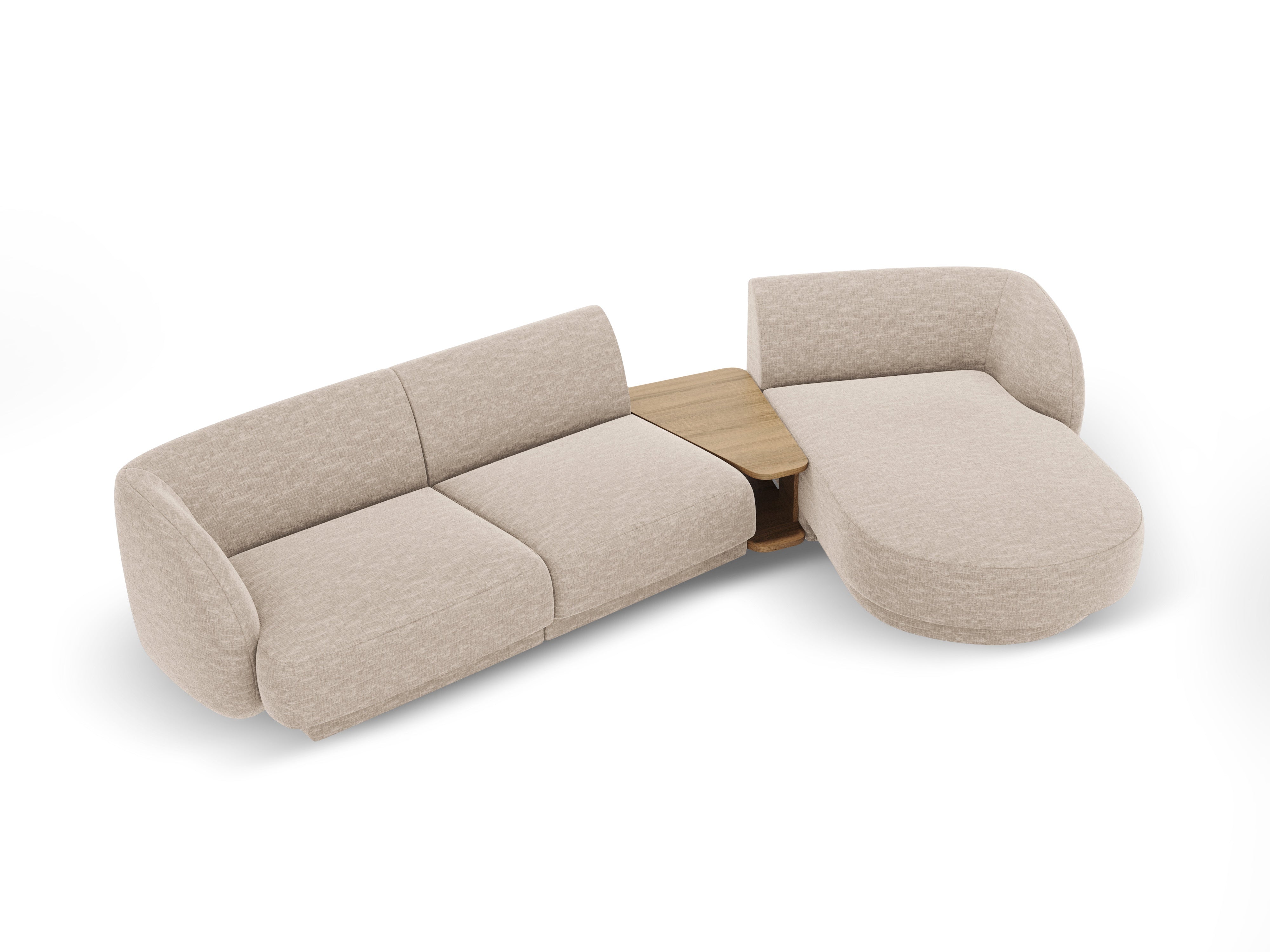 Kotna sedežna garnitura Miley 303x178 cm, Material: chenille