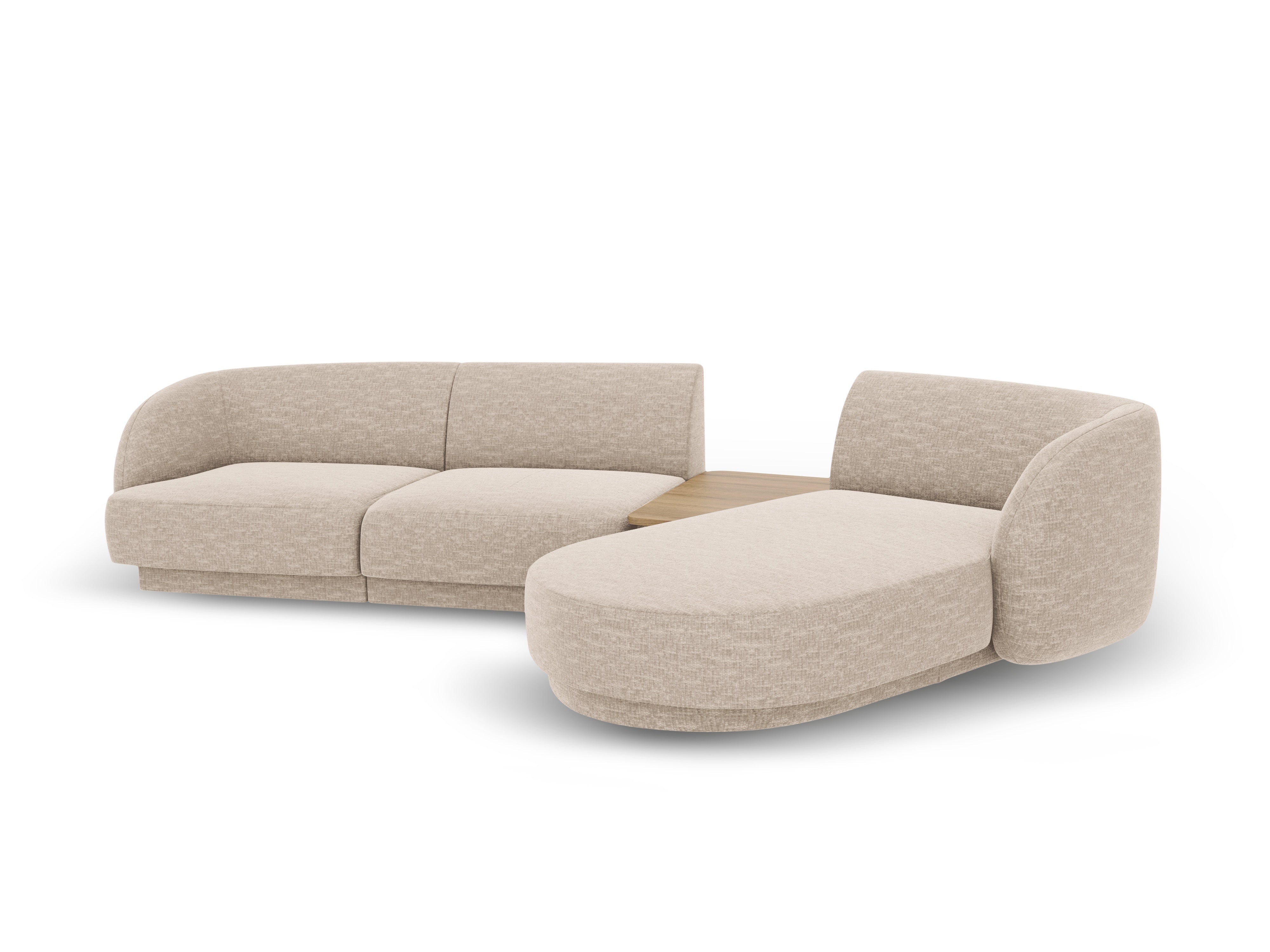 Kotna sedežna garnitura Miley 303x178 cm, Material: chenille