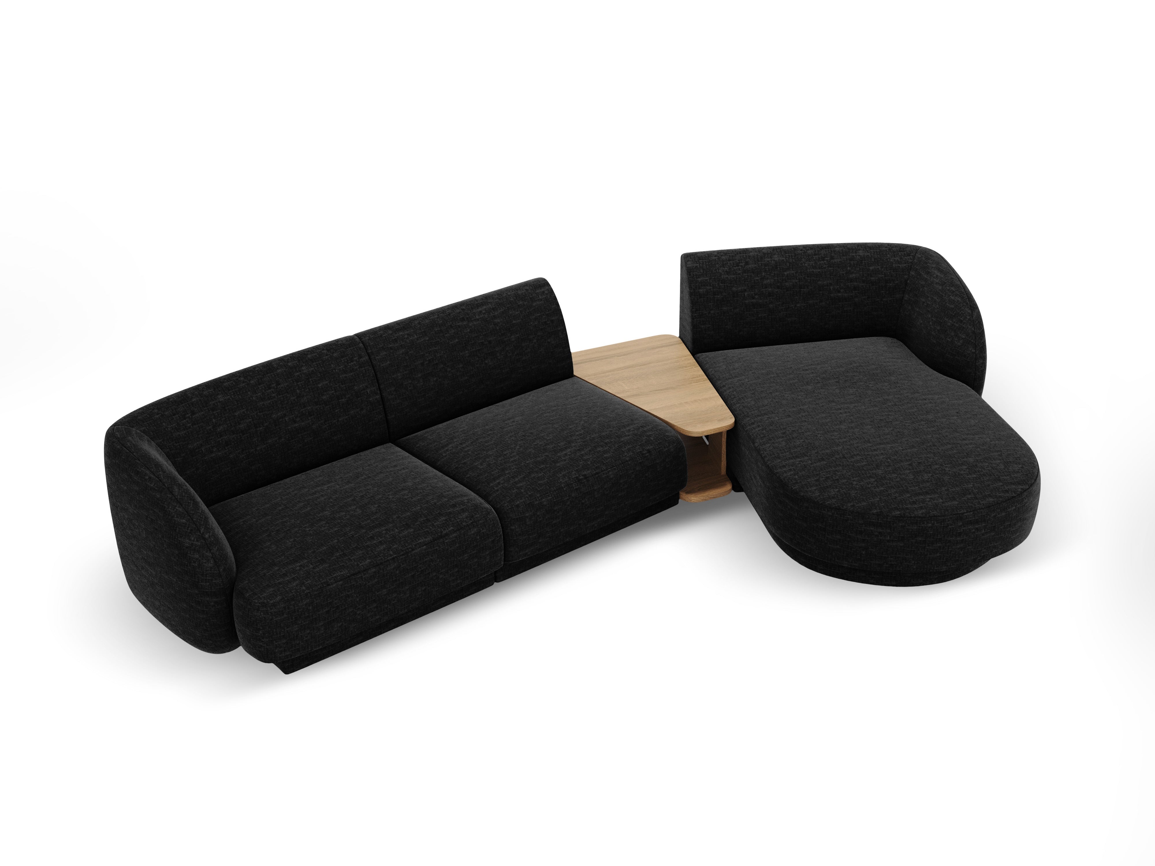 Kotna sedežna garnitura Miley 303x178 cm, Material: chenille