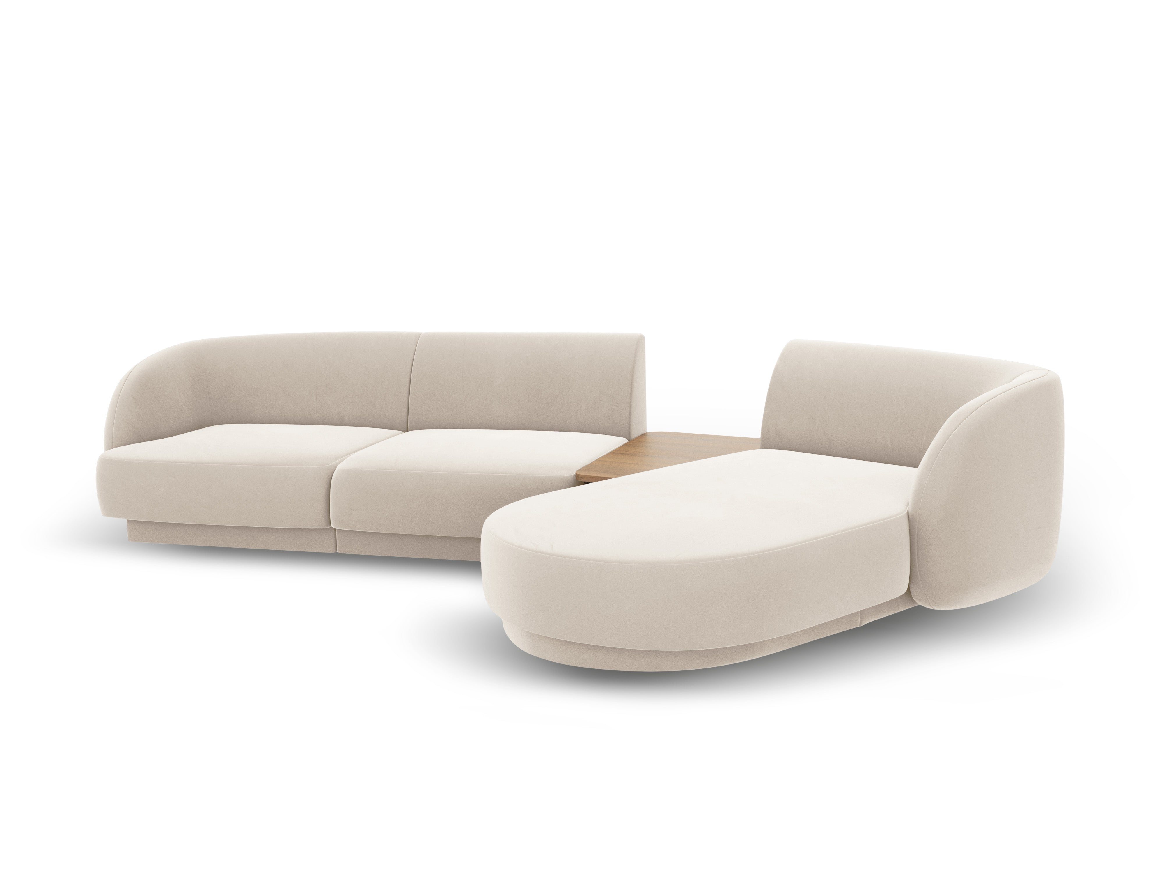 Kotna garnitura Miley 303x178cm, Material: žamet