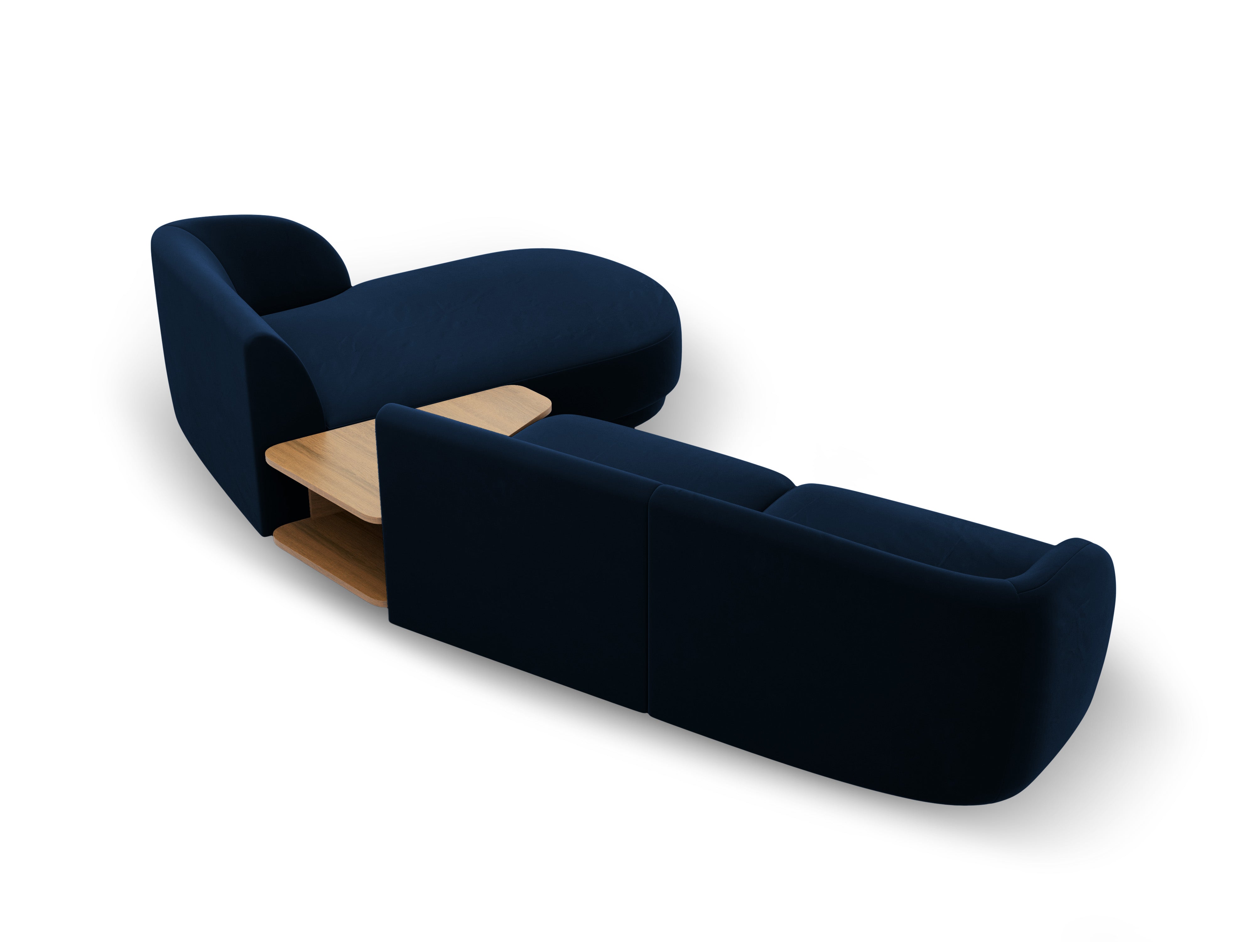 Kotna garnitura Miley 303x178cm, Material: žamet