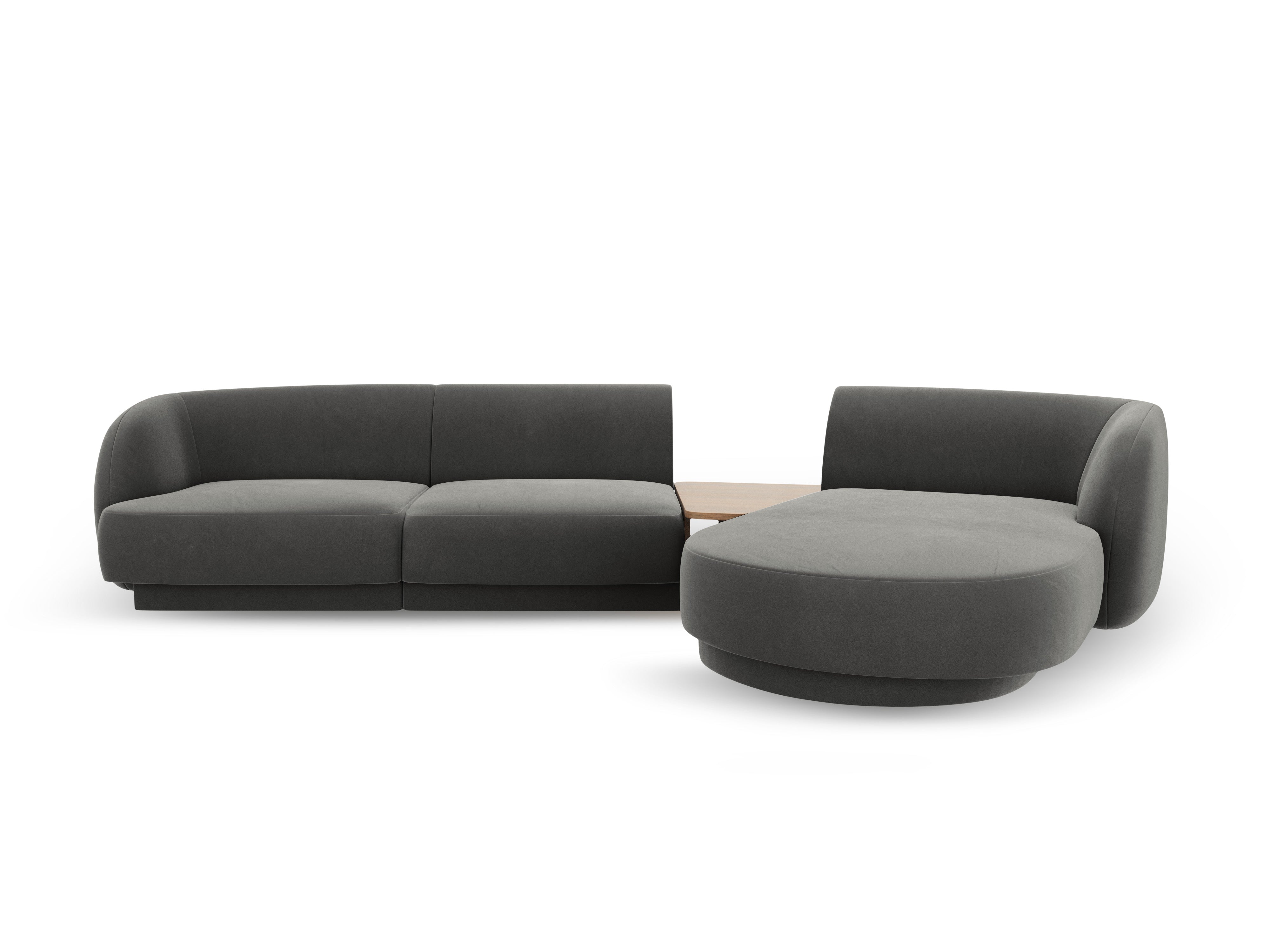Kotna garnitura Miley 303x178cm, Material: žamet