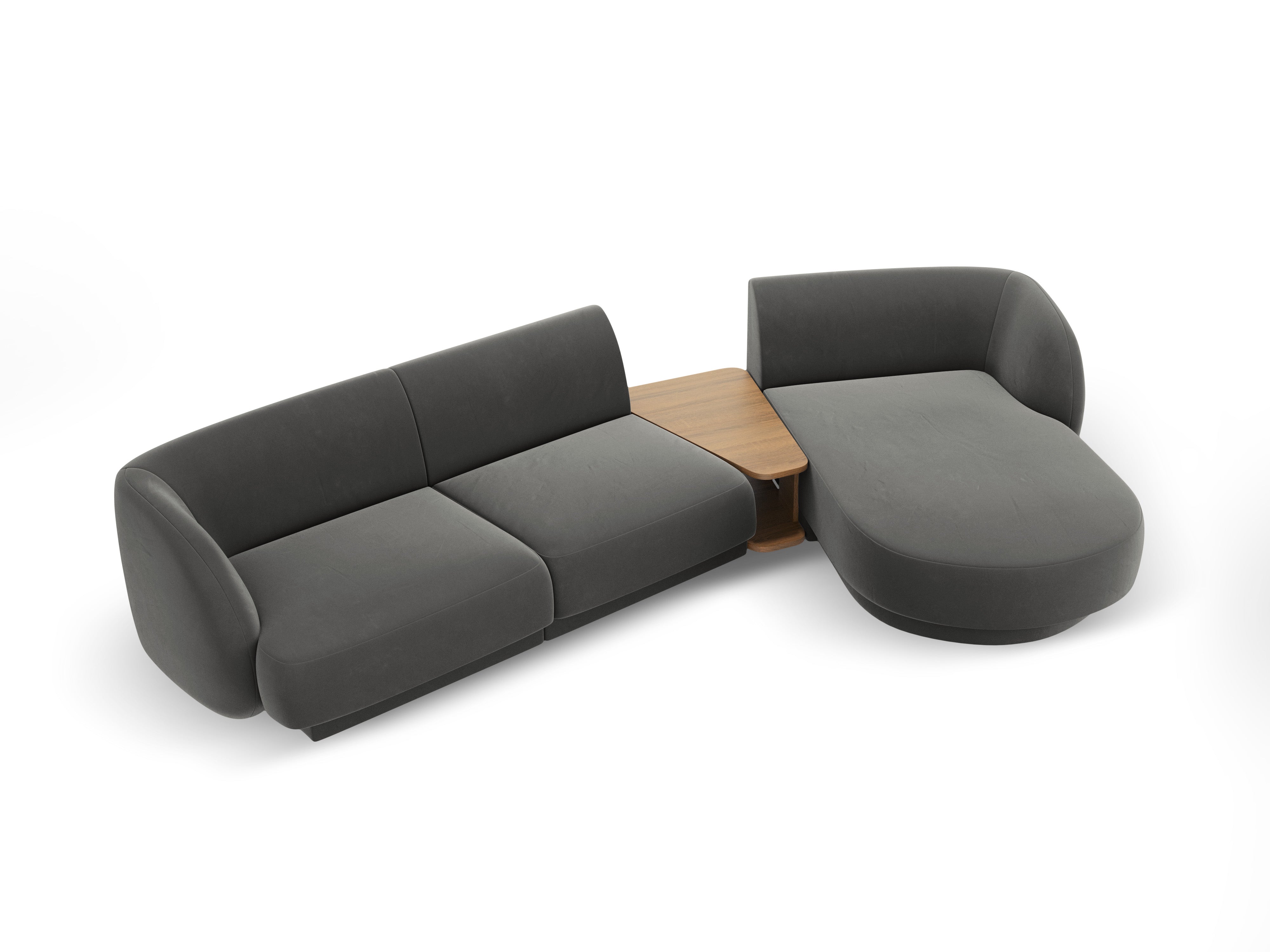 Kotna garnitura Miley 303x178cm, Material: žamet