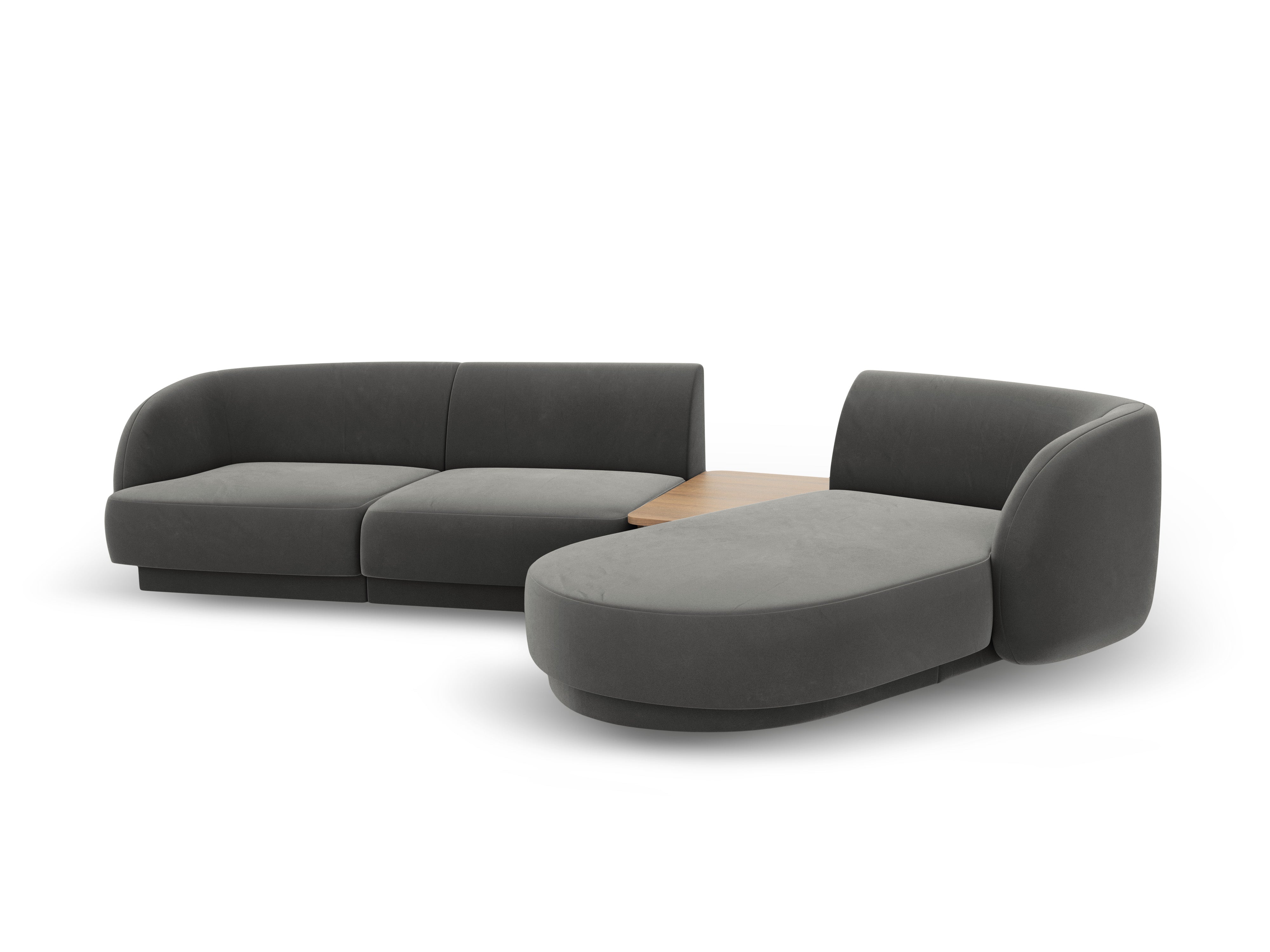 Kotna garnitura Miley 303x178cm, Material: žamet