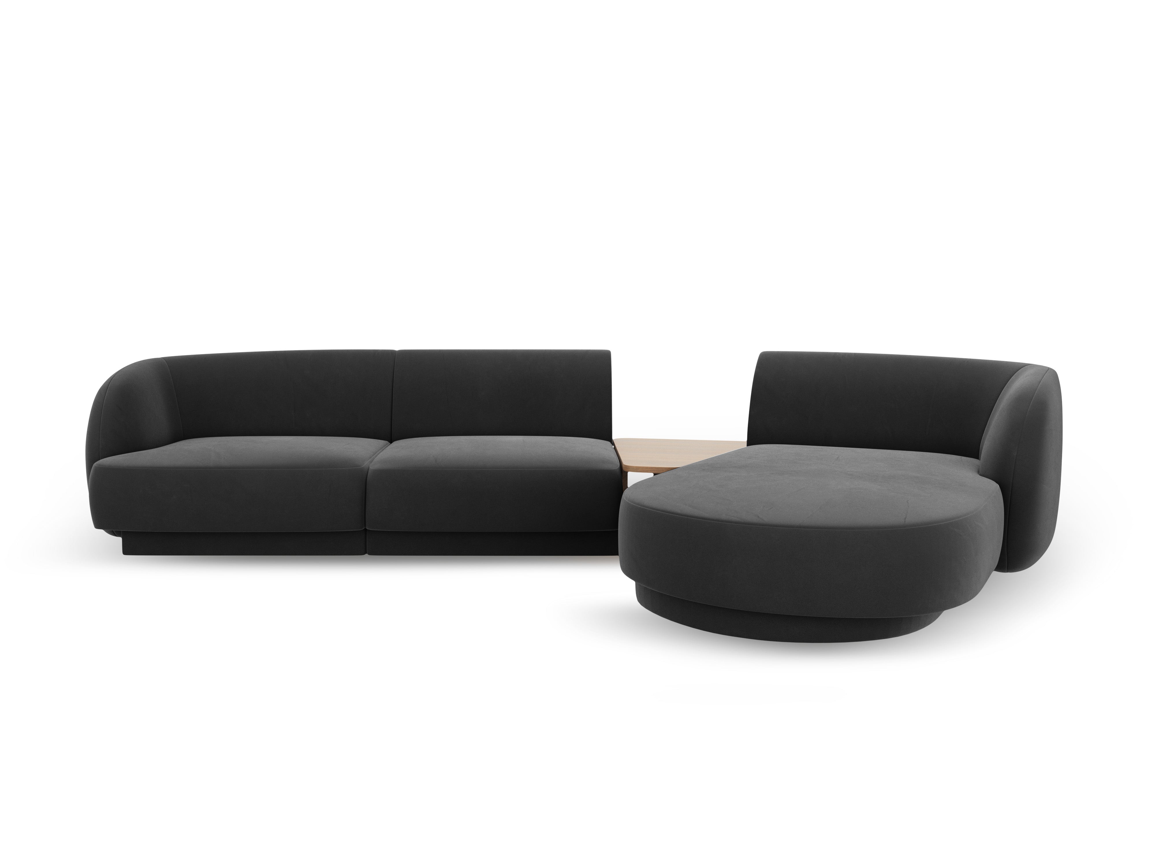 Kotna garnitura Miley 303x178cm, Material: žamet