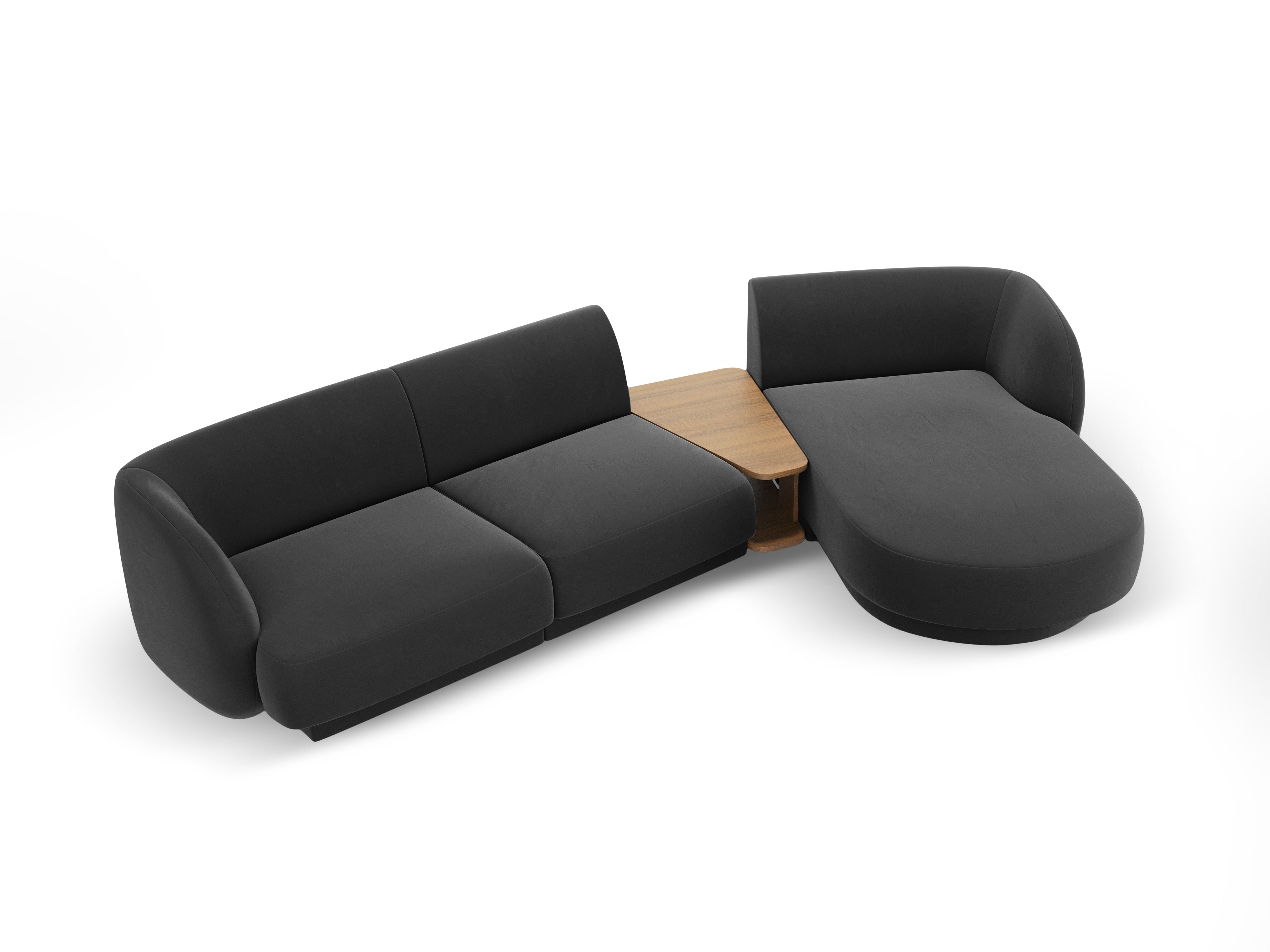 Kotna garnitura Miley 303x178cm, Material: žamet