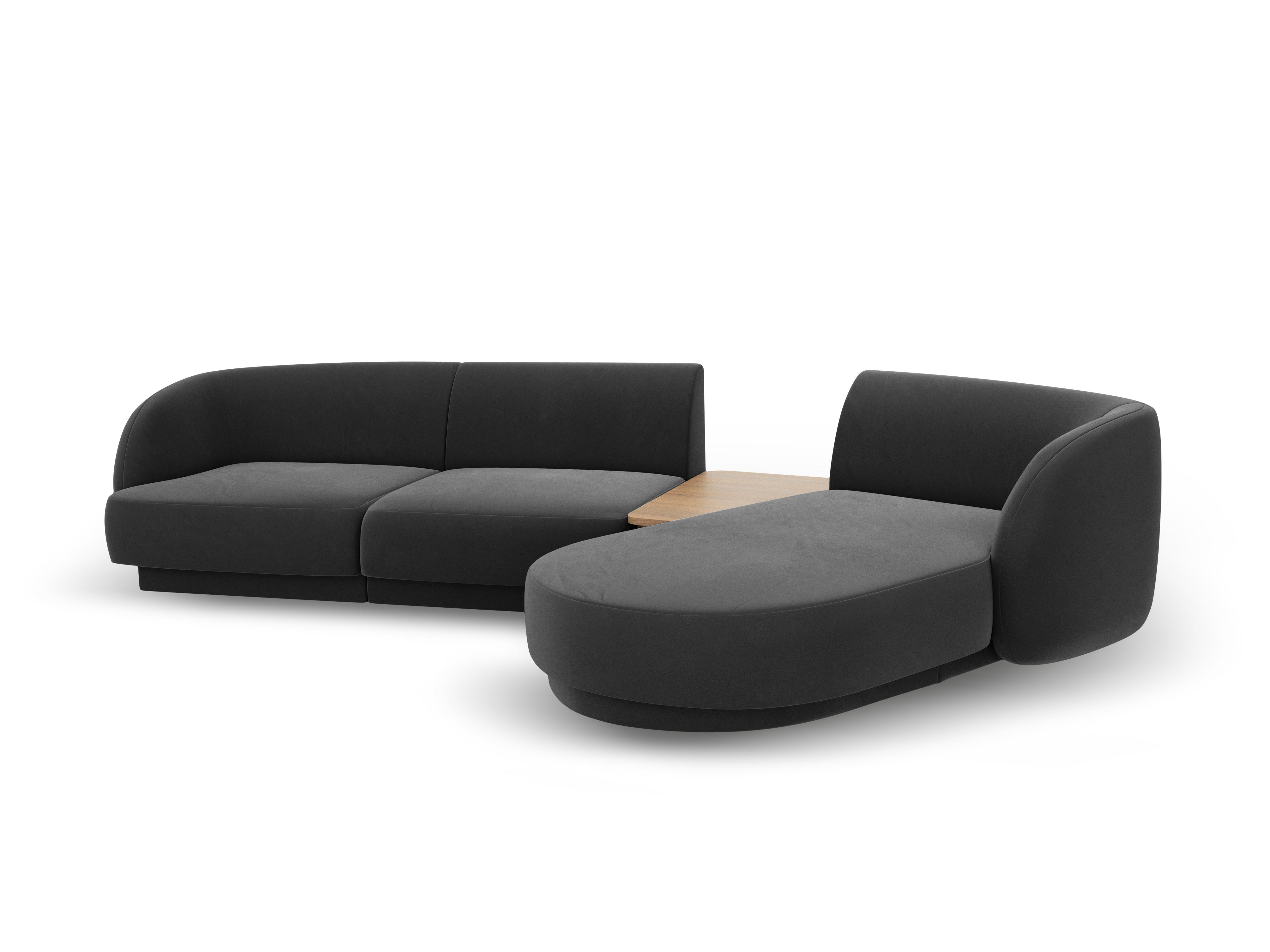 Kotna garnitura Miley 303x178cm, Material: žamet