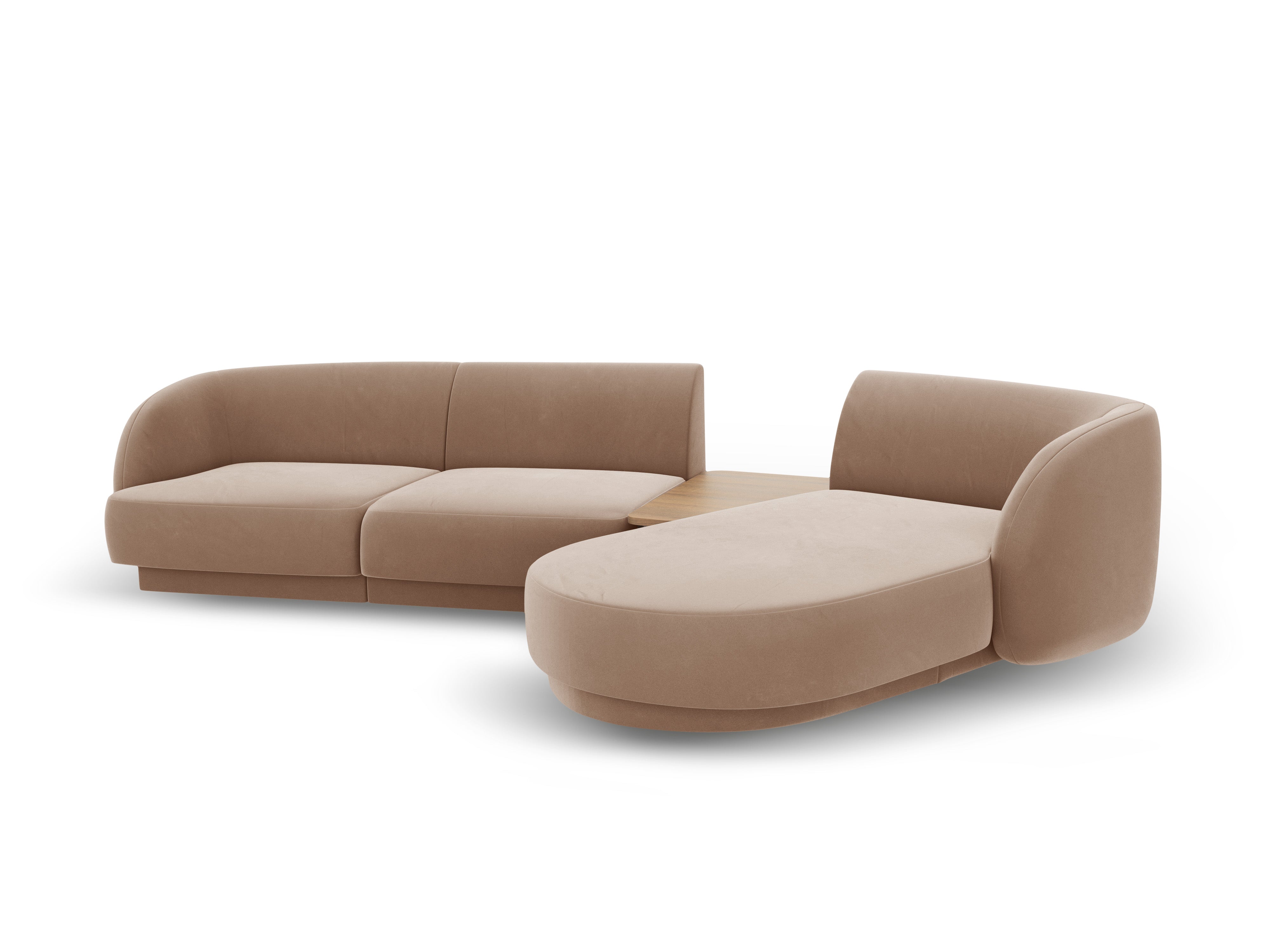 Kotna garnitura Miley 303x178cm, Material: žamet