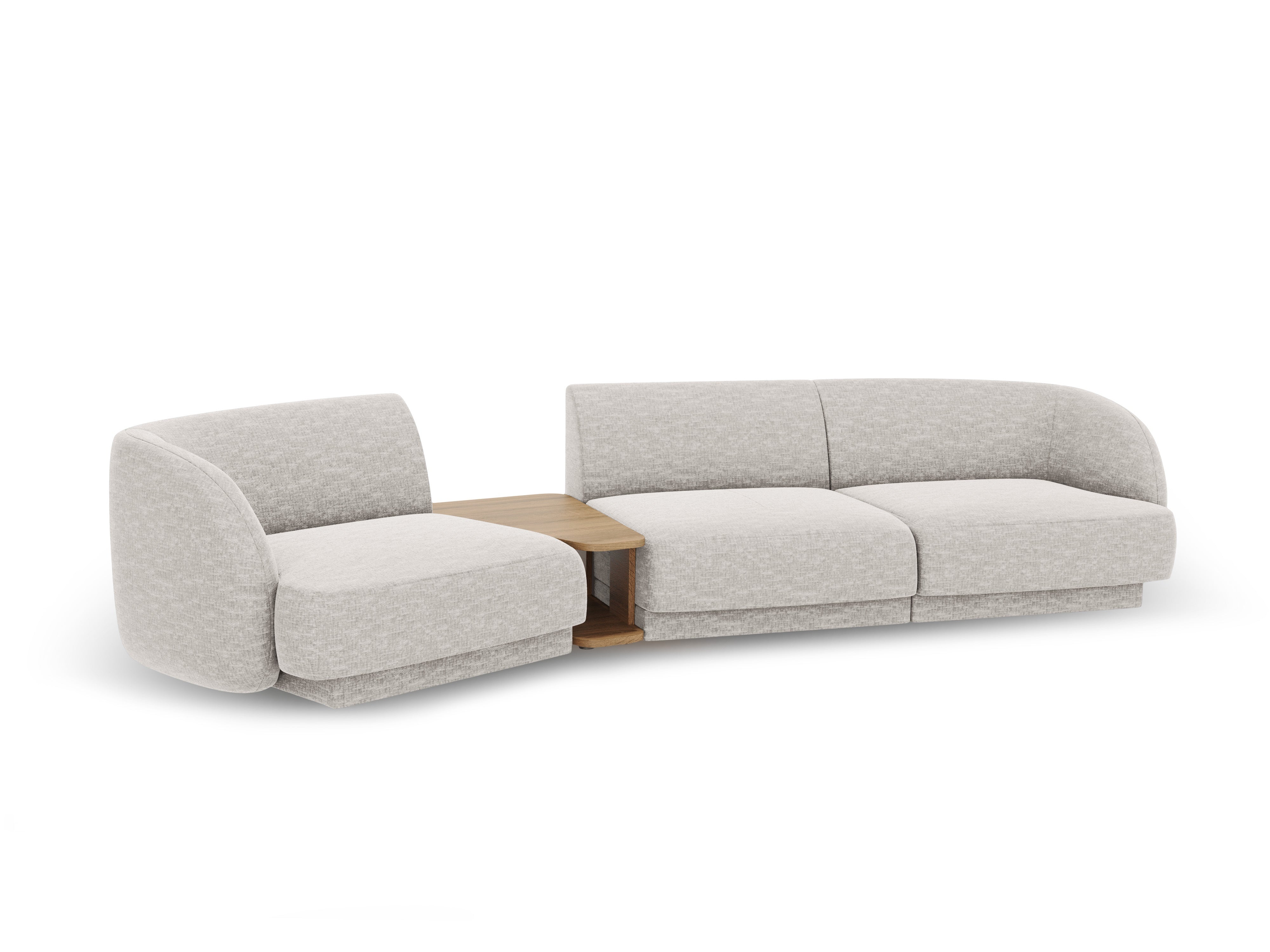 Kotna sedežna garnitura Miley 303x126 cm, Material: chenille