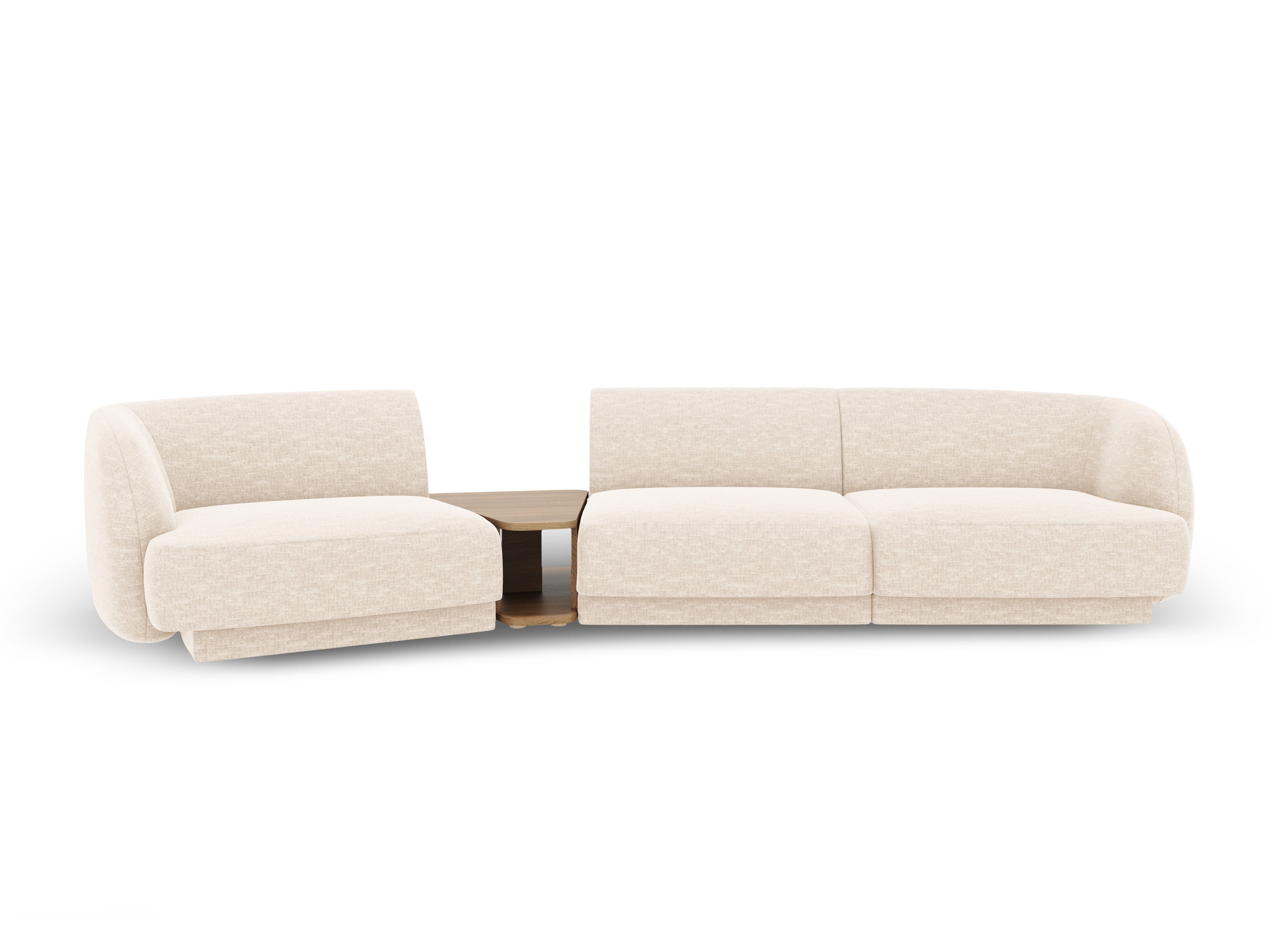 Kotna sedežna garnitura Miley 303x126 cm, Material: chenille