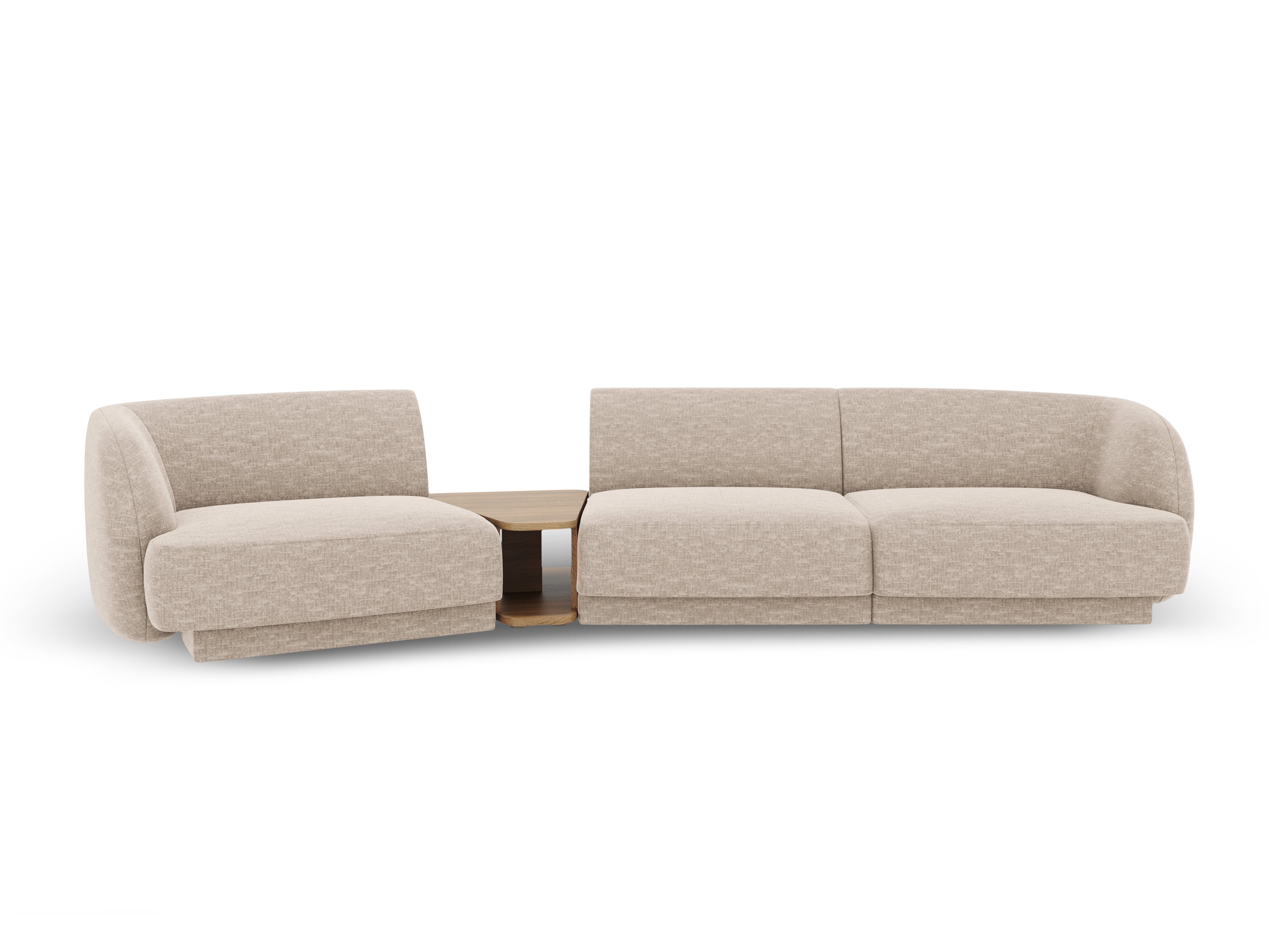 Kotna sedežna garnitura Miley 303x126 cm, Material: chenille