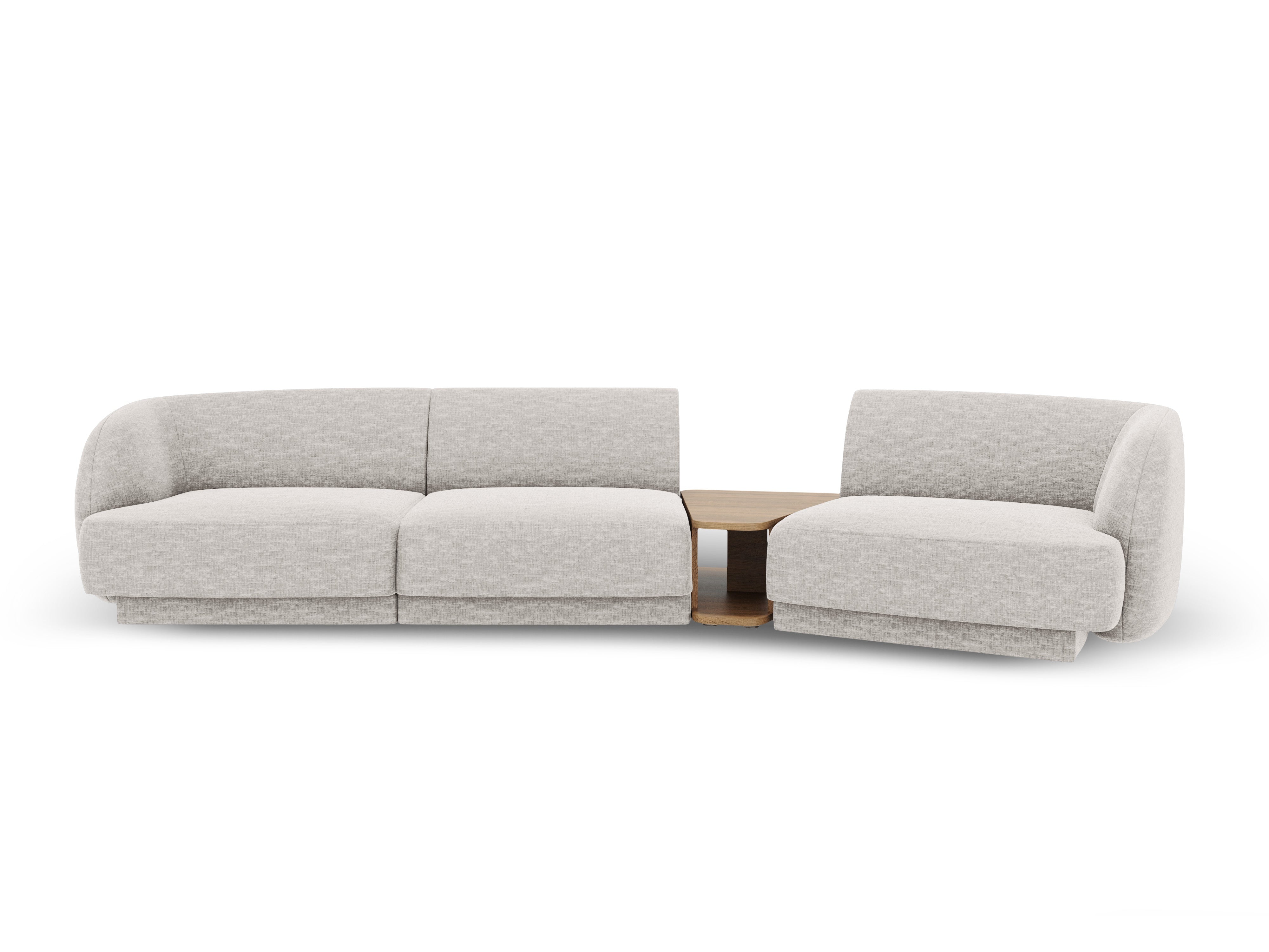 Kotna sedežna garnitura Miley 303x126 cm, Material: chenille