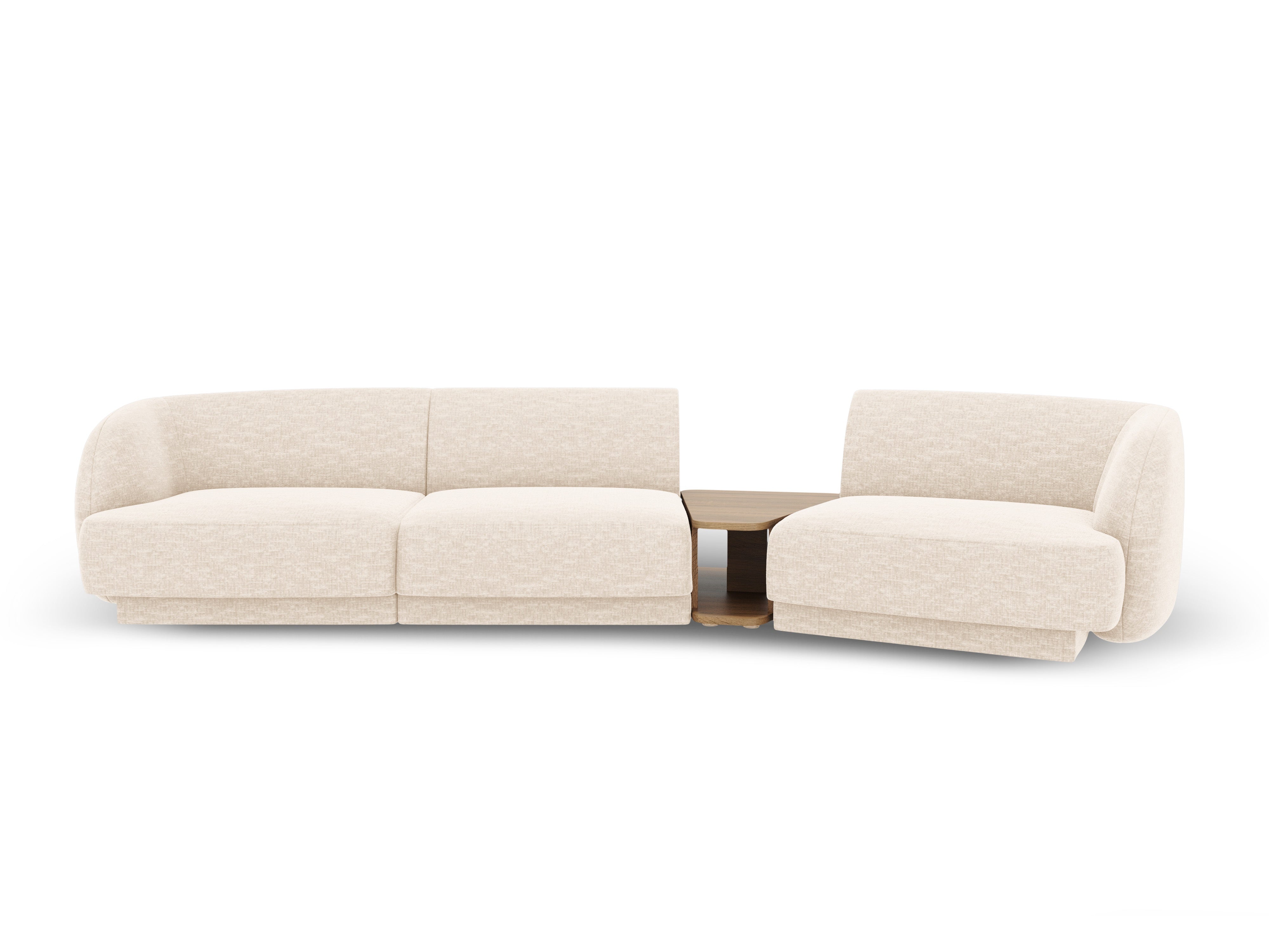 Kotna sedežna garnitura Miley 303x126 cm, Material: chenille
