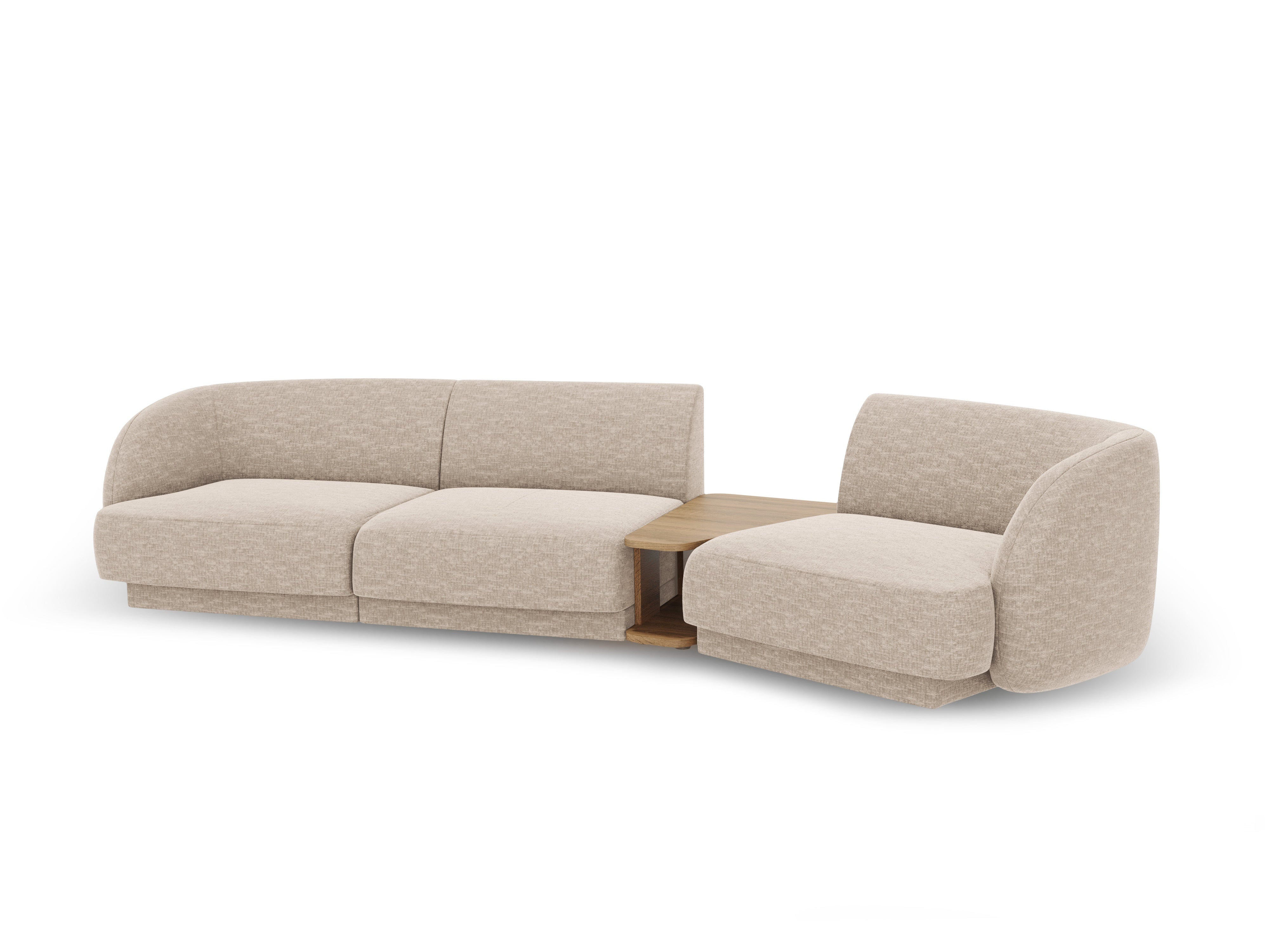 Kotna sedežna garnitura Miley 303x126 cm, Material: chenille