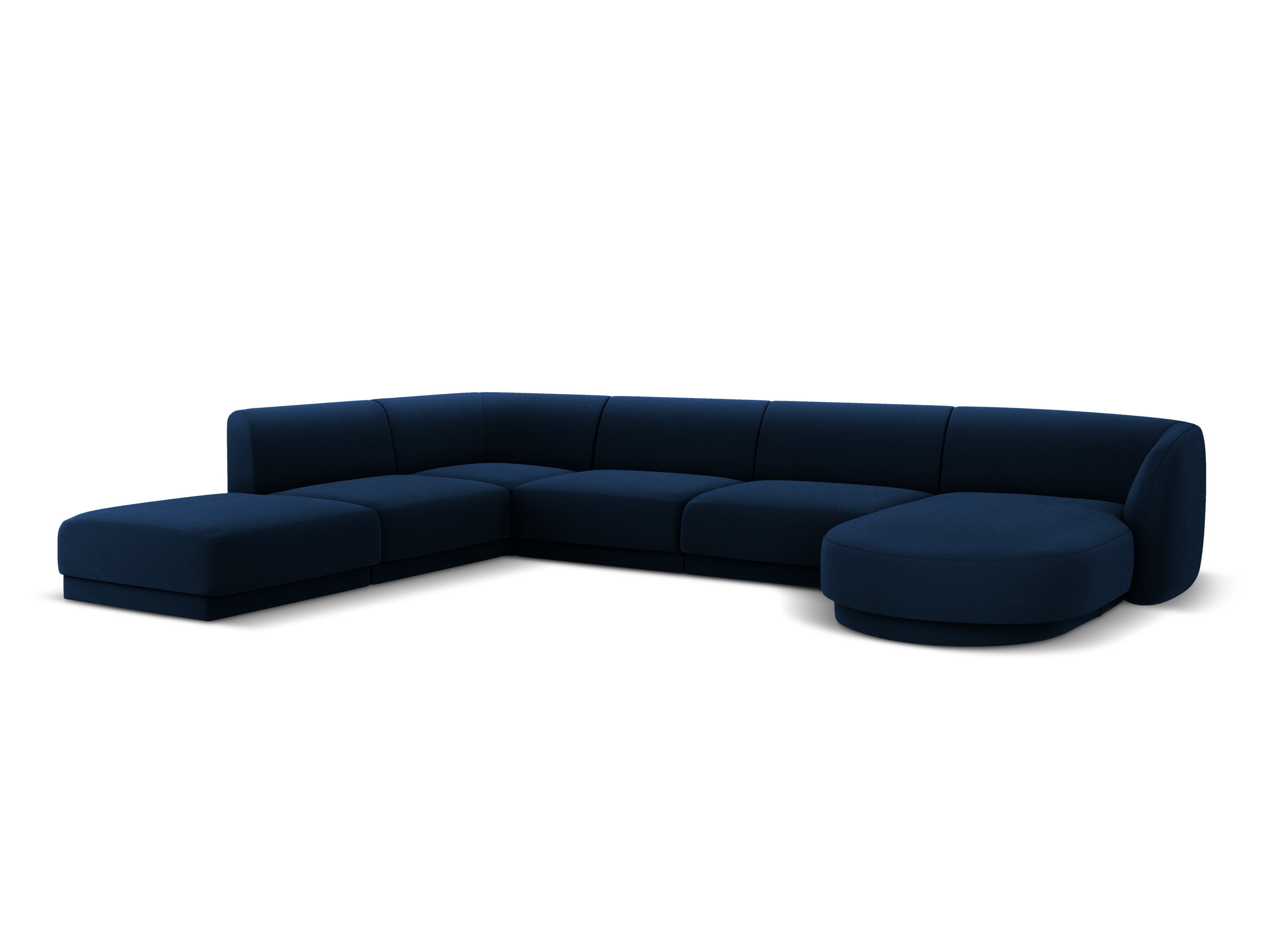Kotna sedežna garnitura Miley 330x255 cm, Material: žamet