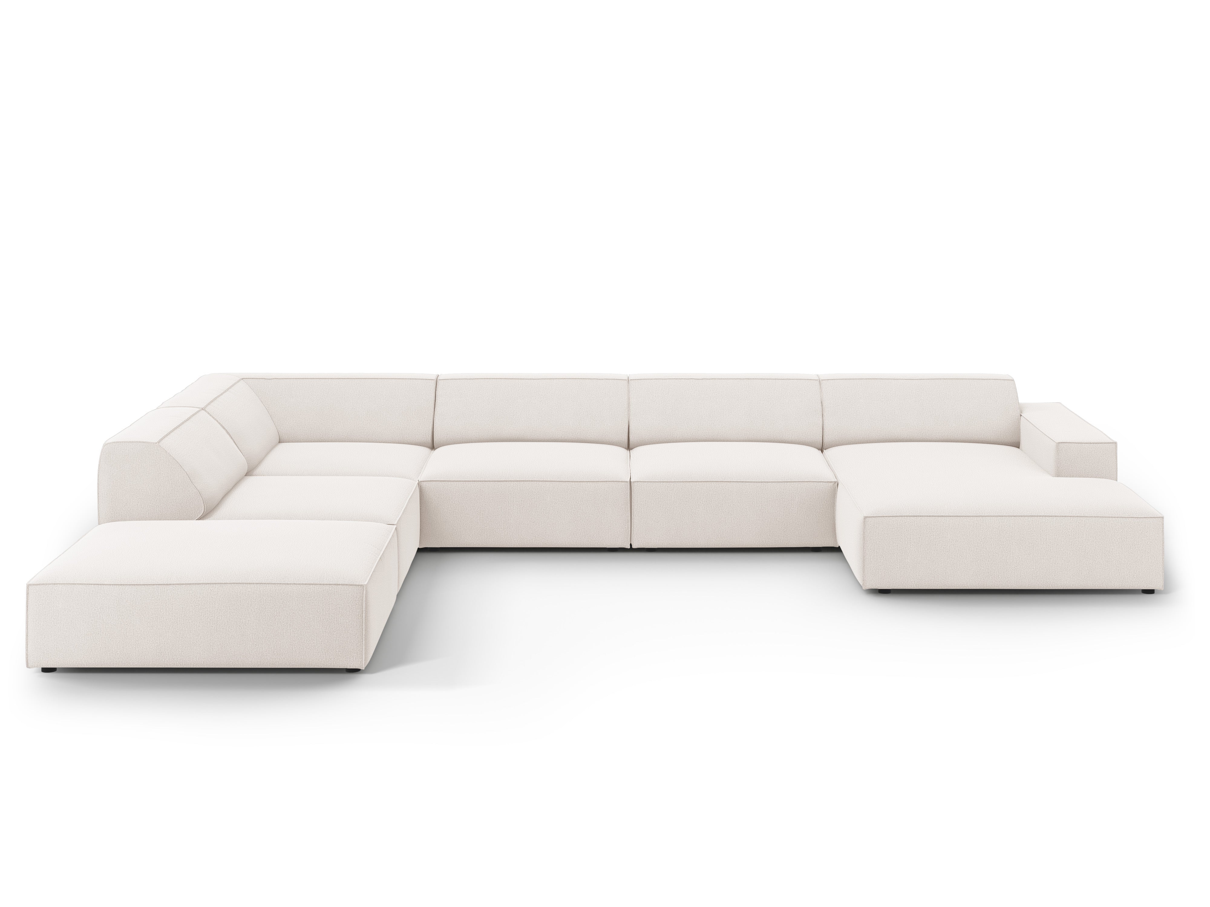 Kotna garnitura Jodie 361x258 cm, material: strukturirana tkanina