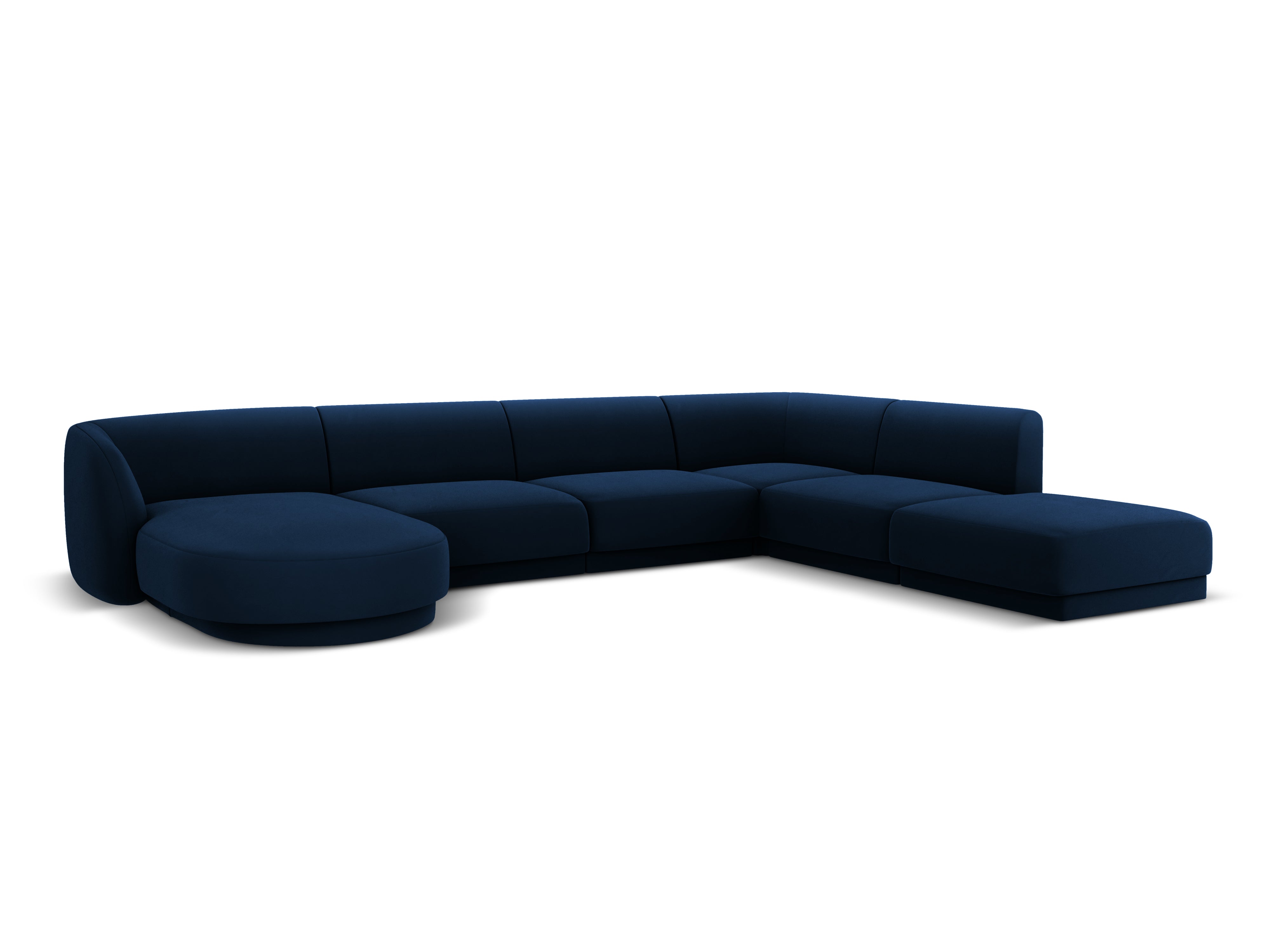 Kotna sedežna garnitura Miley 330x255 cm, Material: žamet