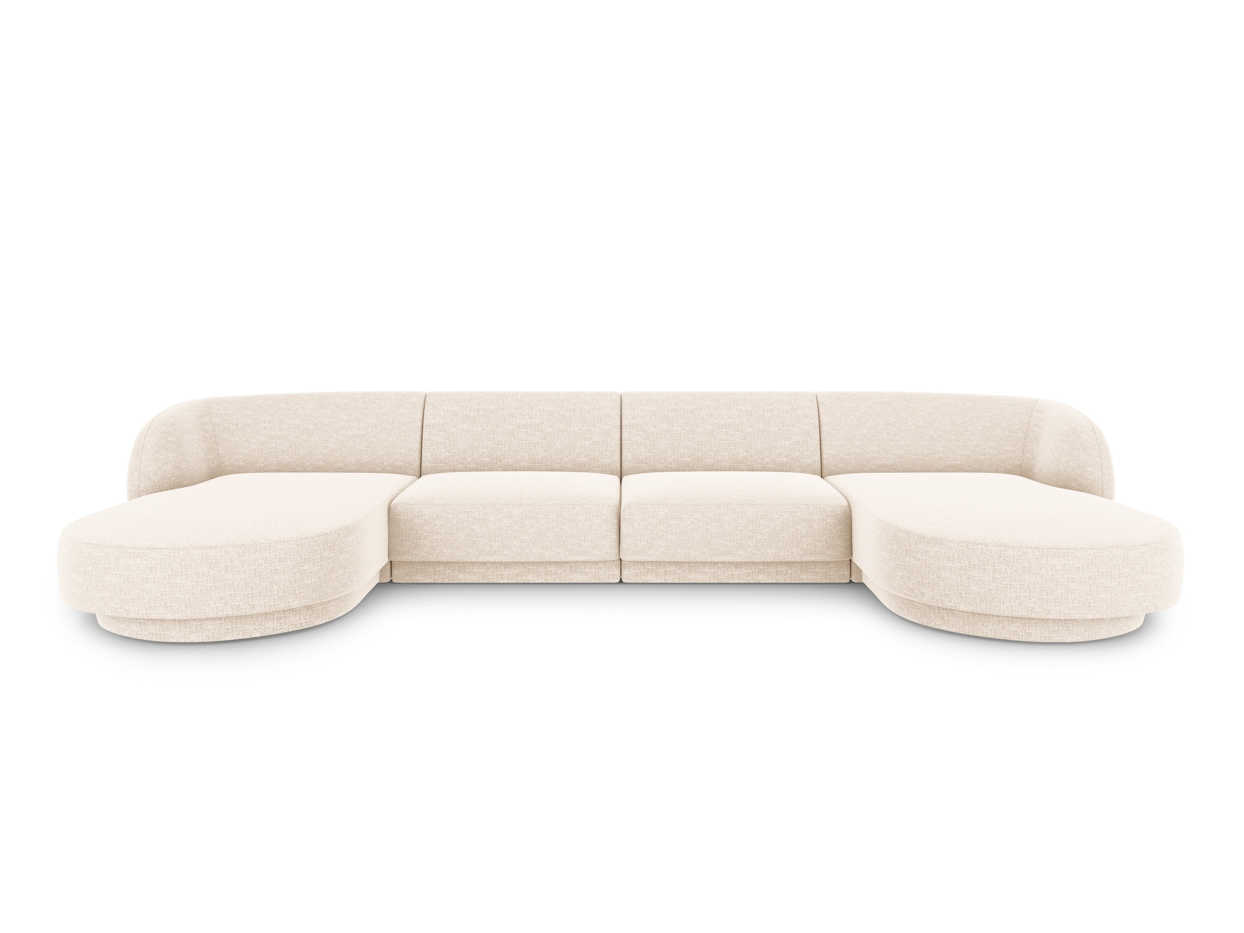 Kotna sedežna garnitura Miley 330x156 cm, Material: chenille
