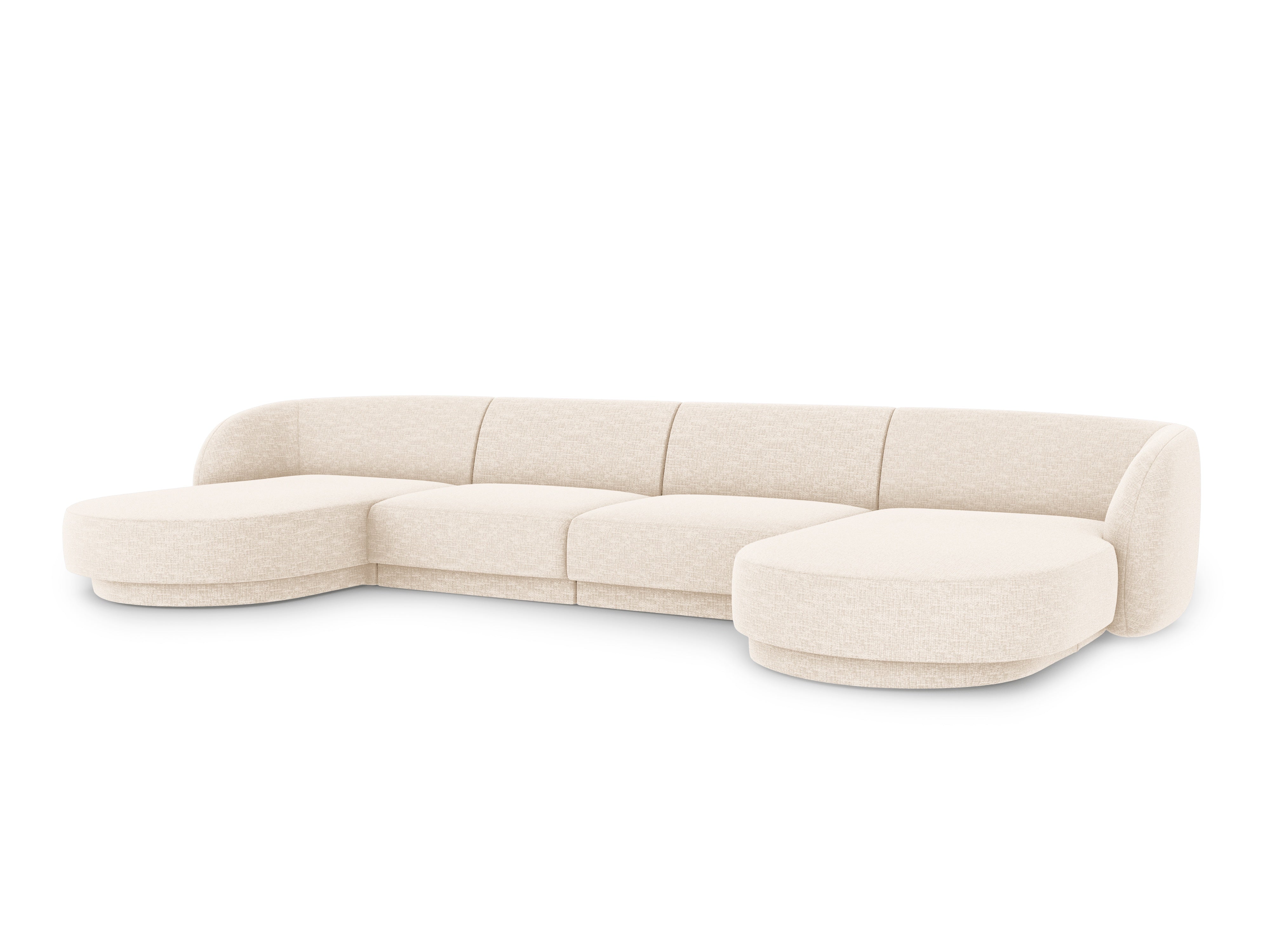Kotna sedežna garnitura Miley 330x156 cm, Material: chenille