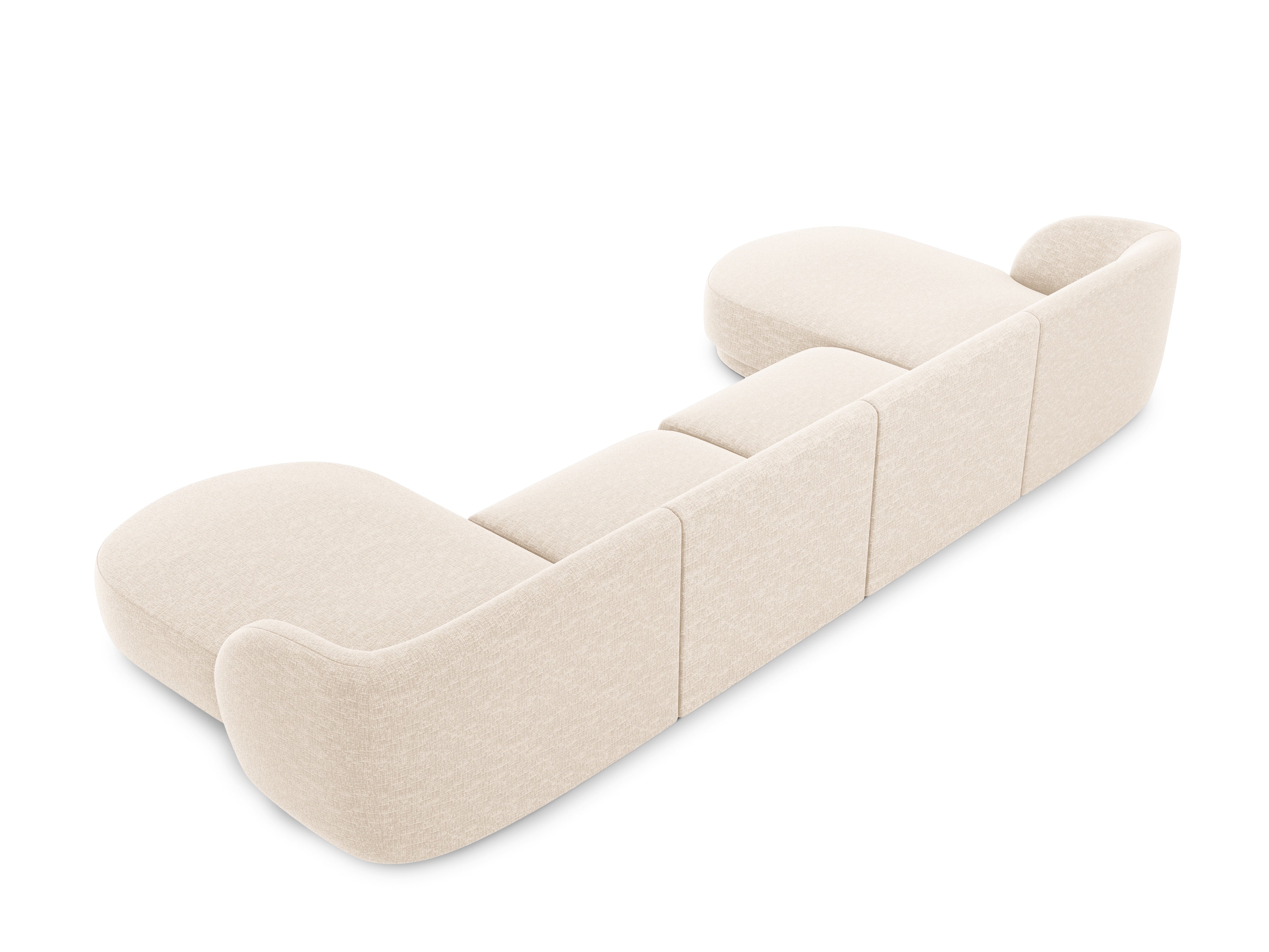 Kotna sedežna garnitura Miley 330x156 cm, Material: chenille