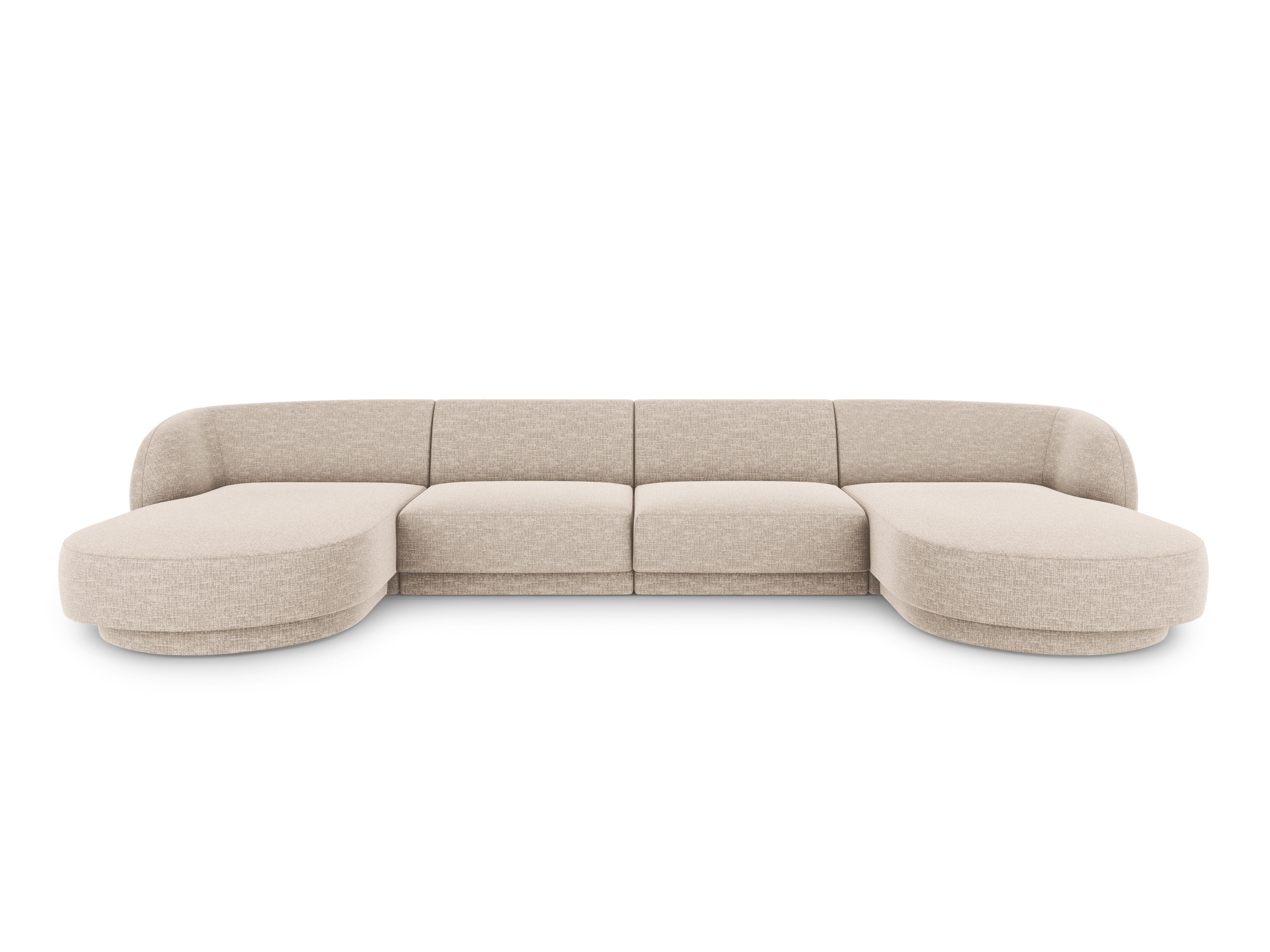 Kotna sedežna garnitura Miley 330x156 cm, Material: chenille