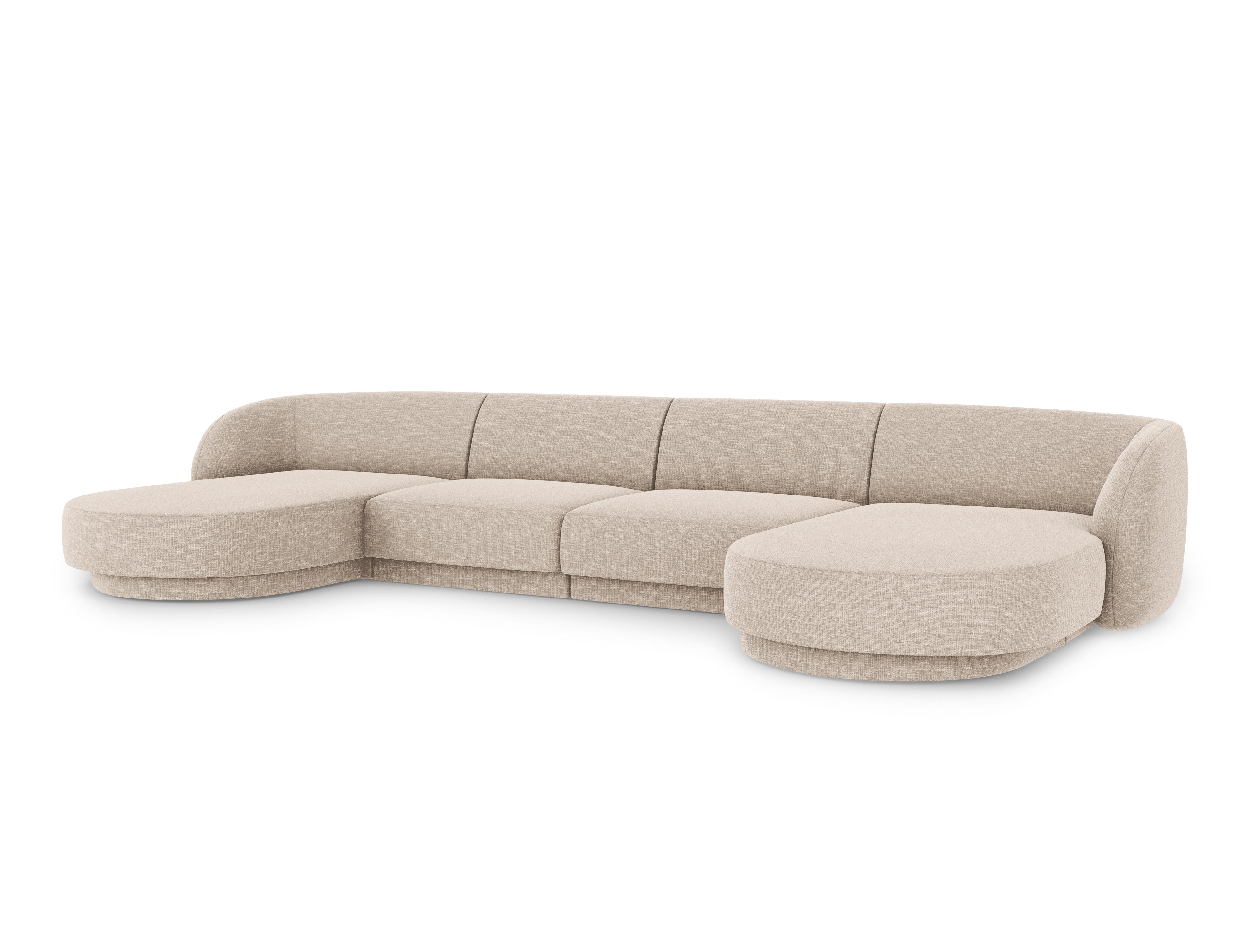 Kotna sedežna garnitura Miley 330x156 cm, Material: chenille