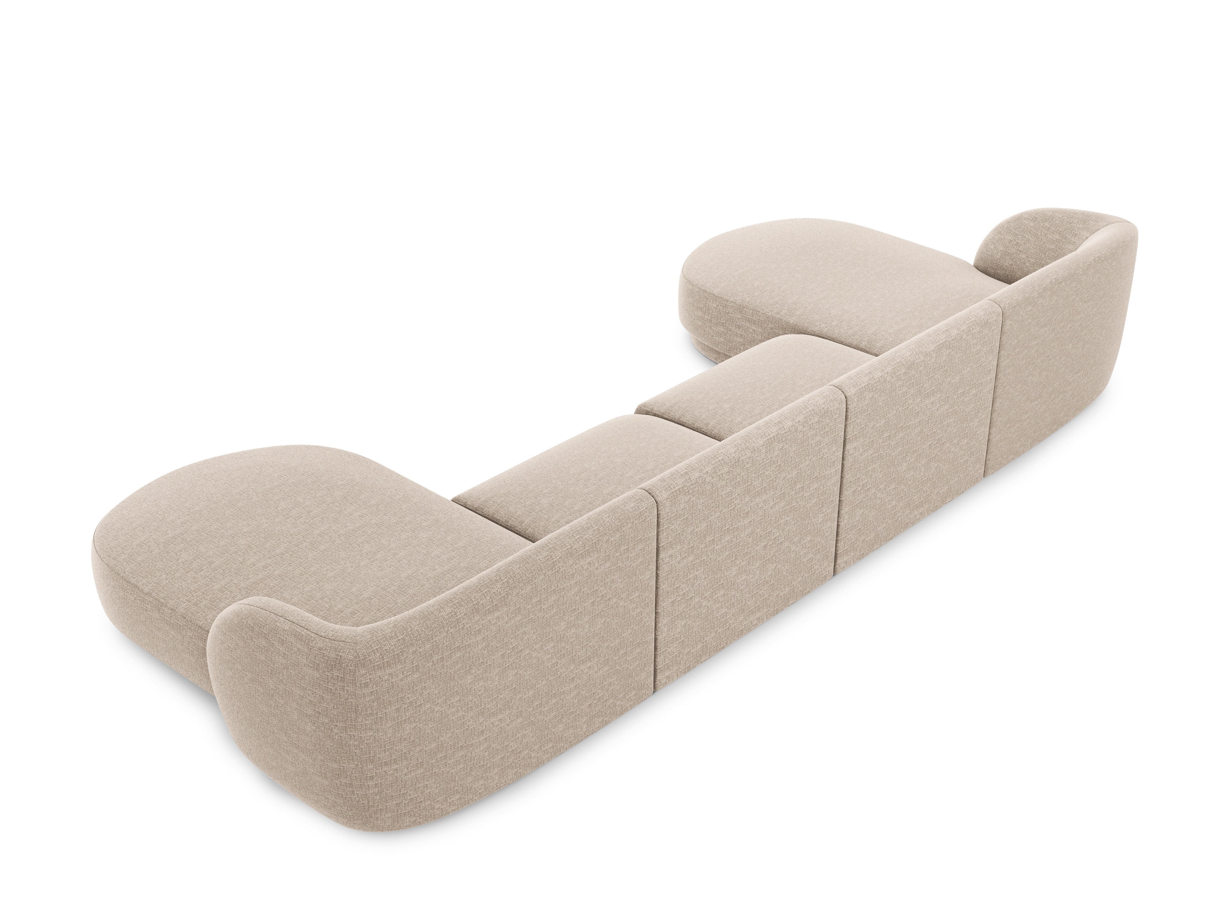Kotna sedežna garnitura Miley 330x156 cm, Material: chenille