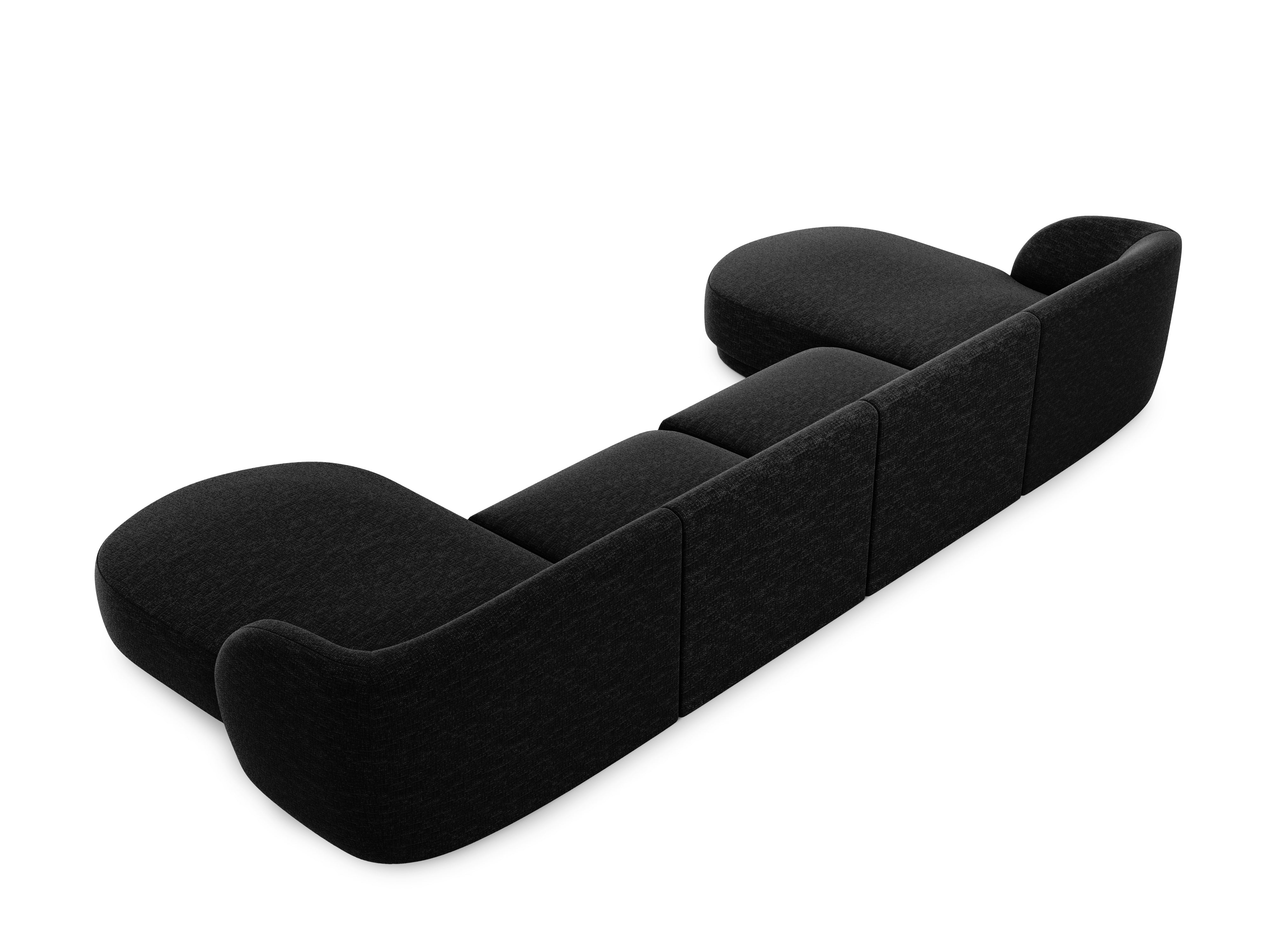 Kotna sedežna garnitura Miley 330x156 cm, Material: chenille