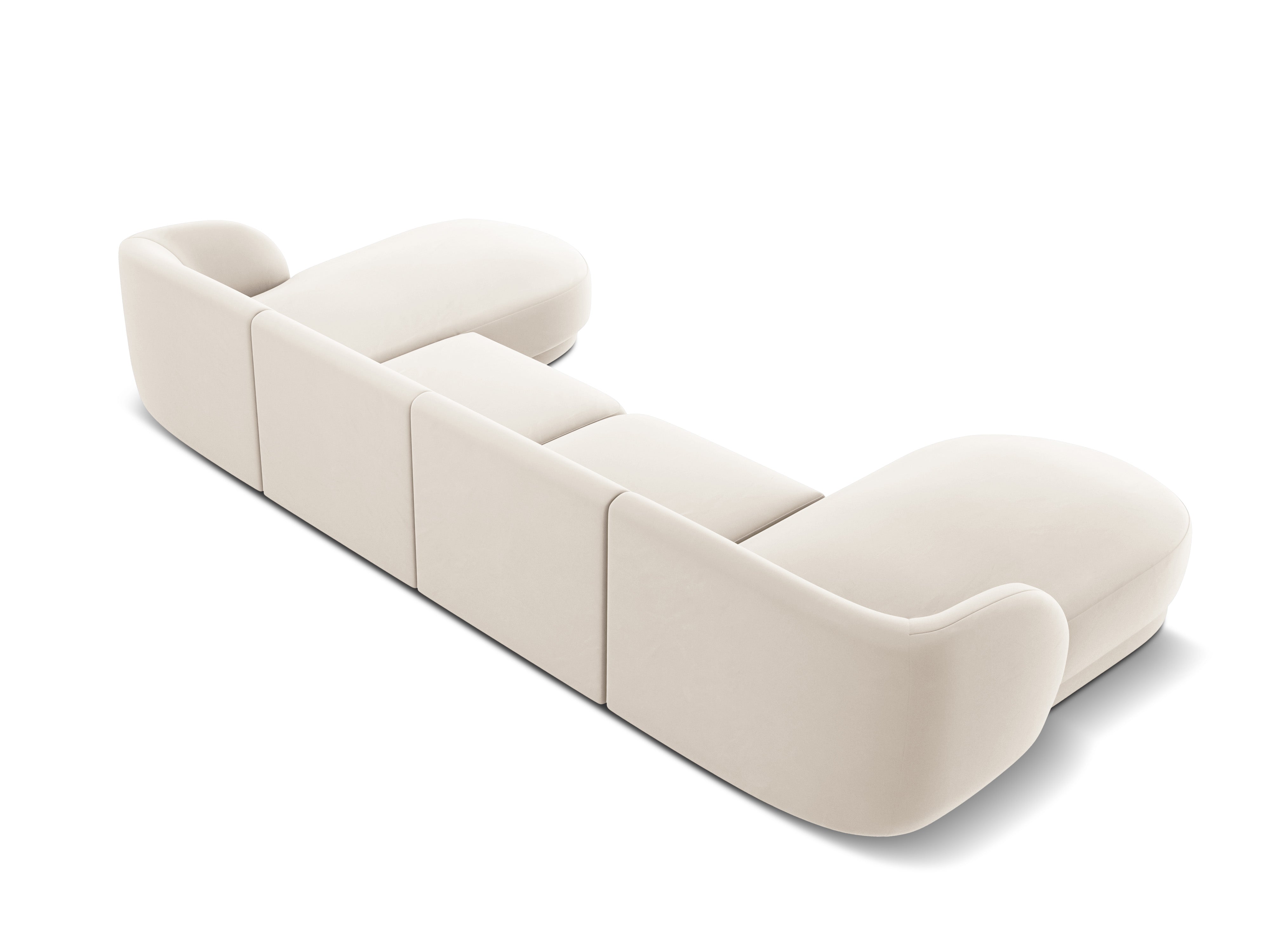 Kotna garnitura Miley 330x156 cm, Material: žamet