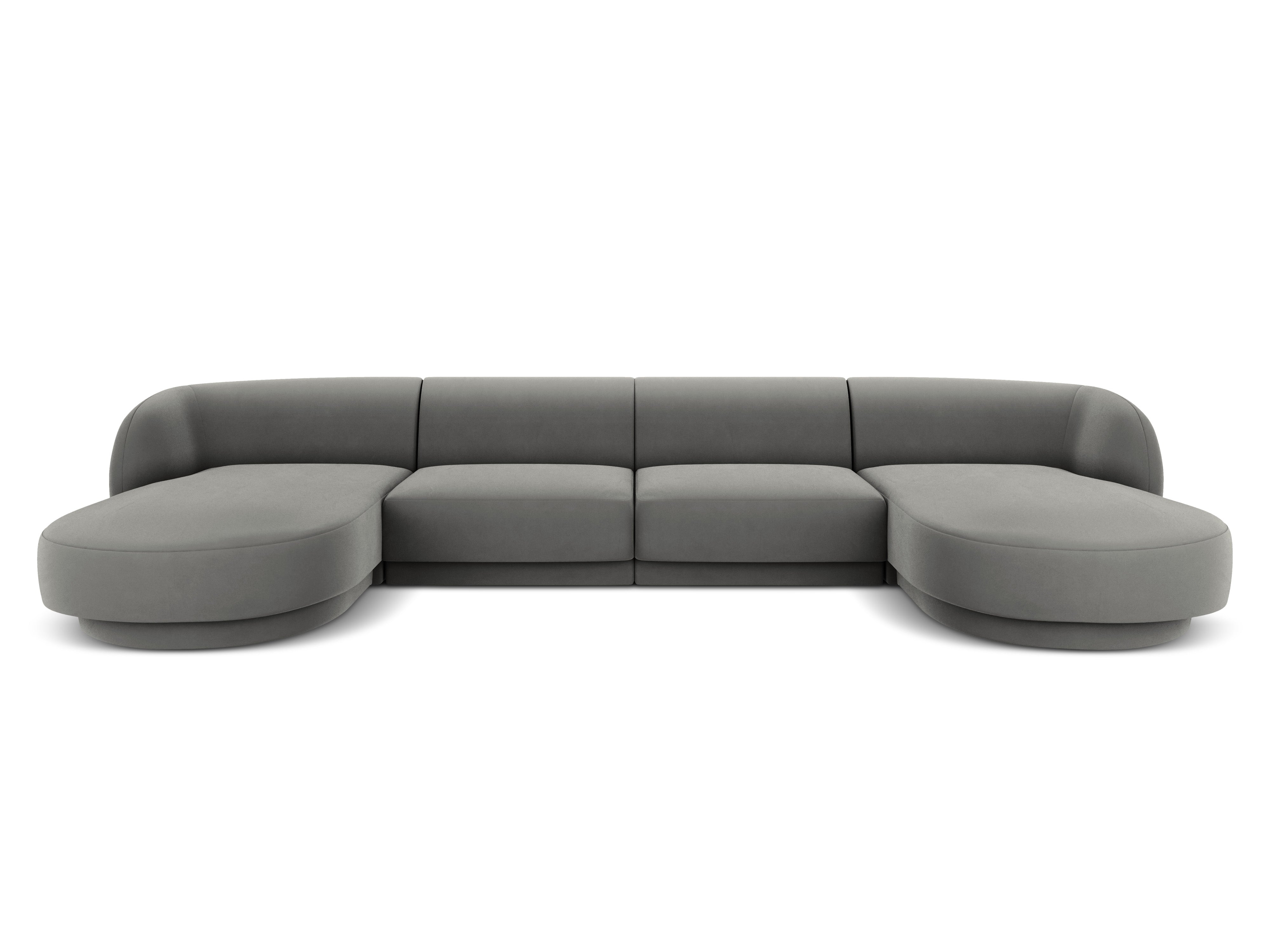 Kotna garnitura Miley 330x156 cm, Material: žamet