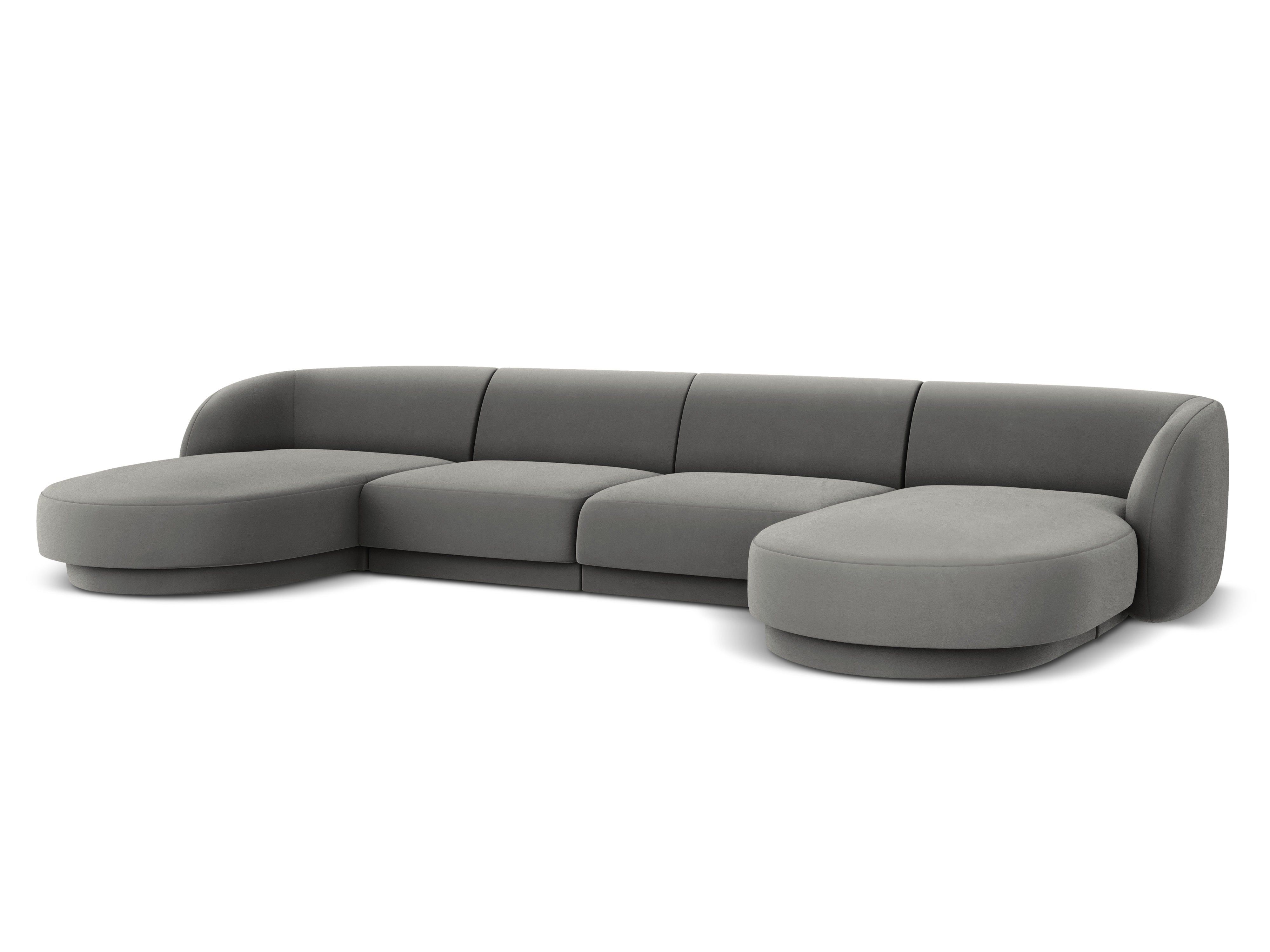 Kotna garnitura Miley 330x156 cm, Material: žamet