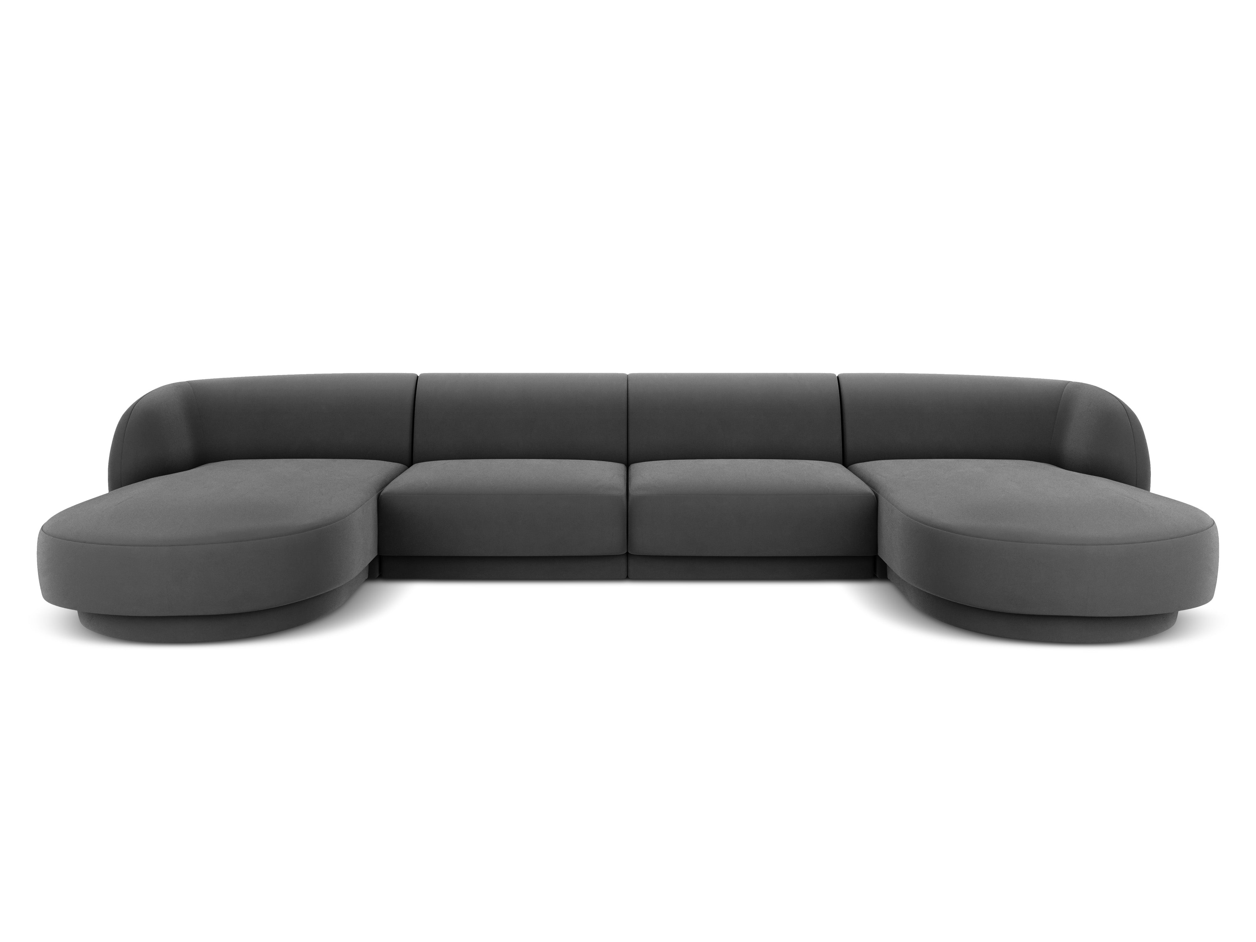 Kotna garnitura Miley 330x156 cm, Material: žamet