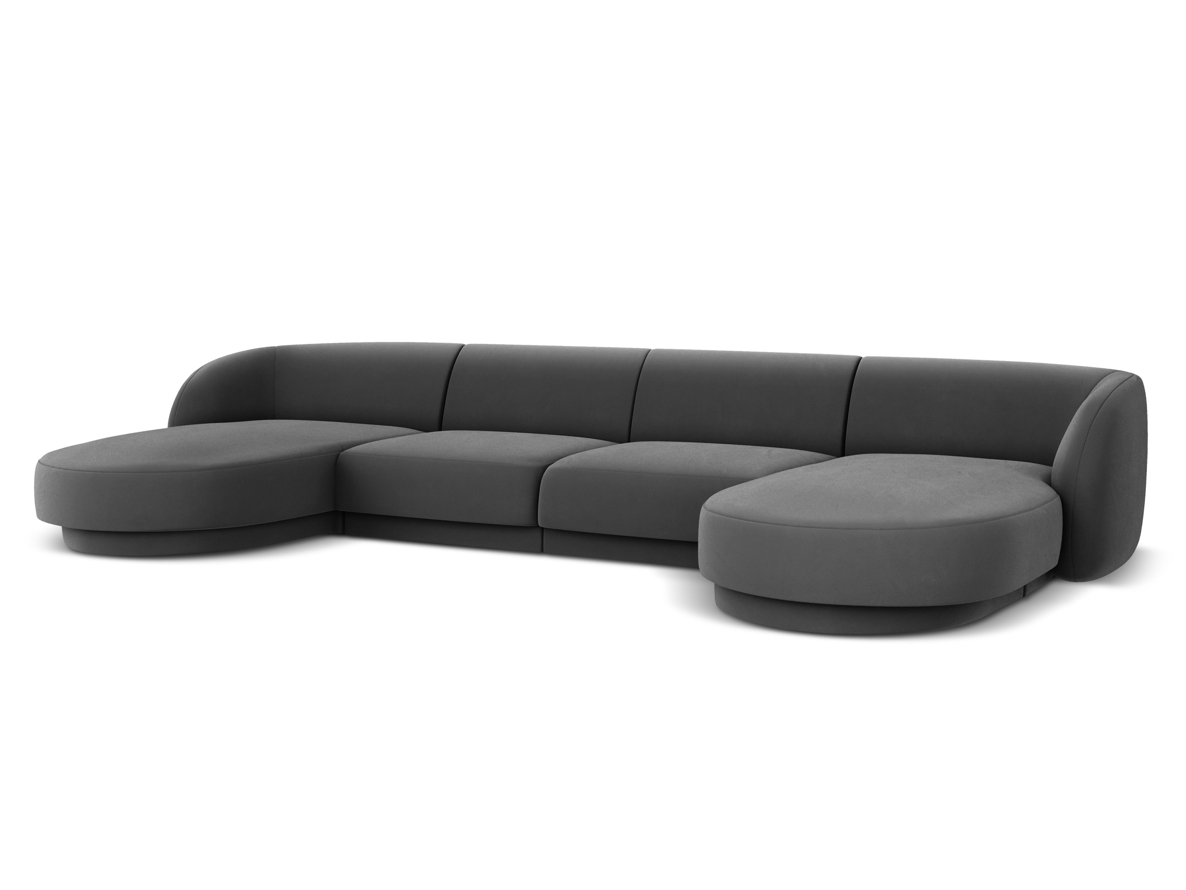 Kotna garnitura Miley 330x156 cm, Material: žamet
