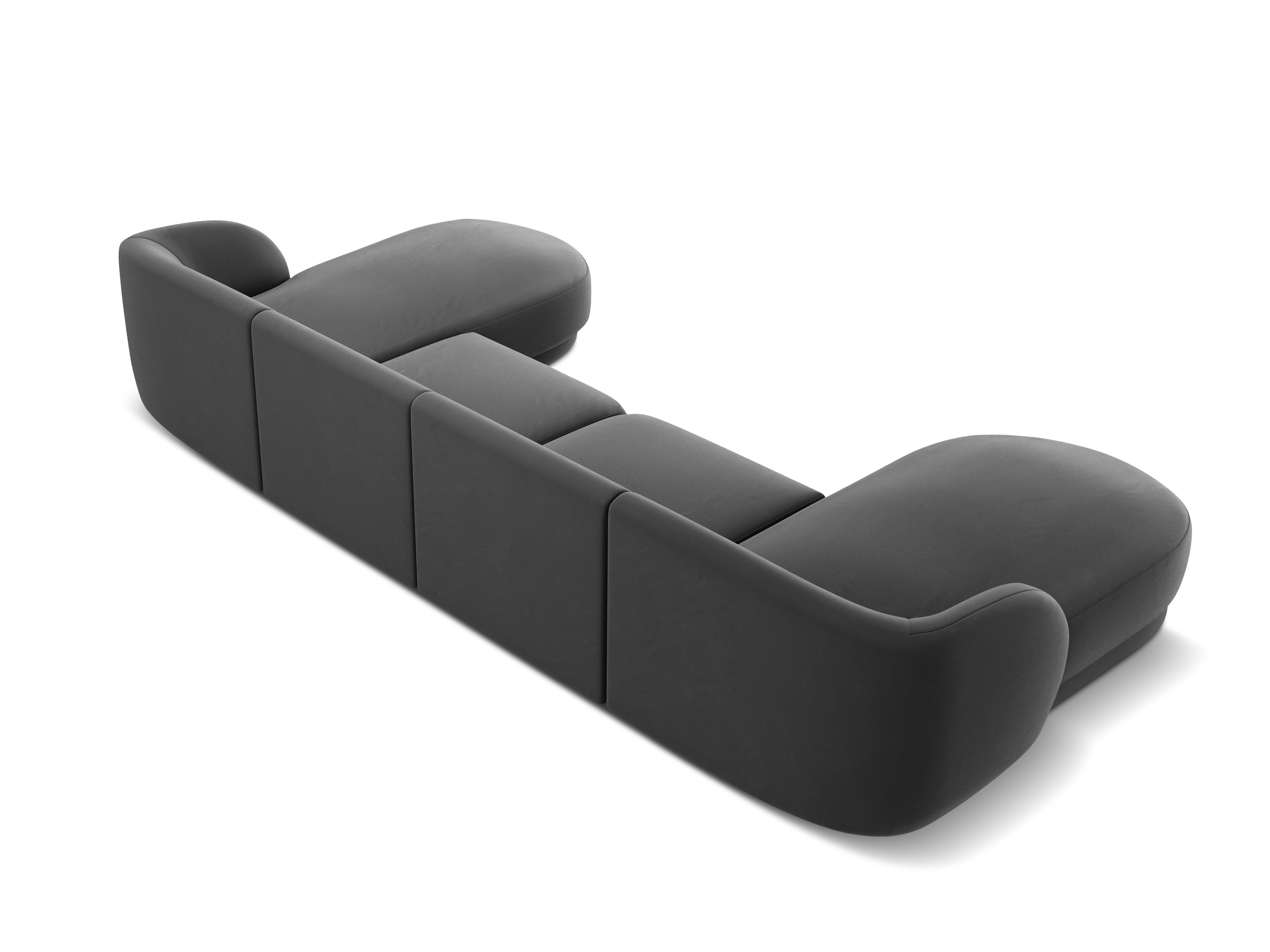 Kotna garnitura Miley 330x156 cm, Material: žamet